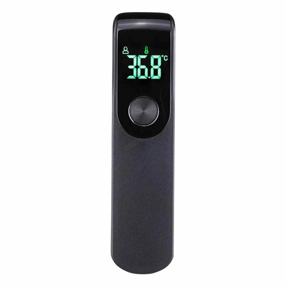 Thermomètre Frontal Sans Contact Infrarouge Médical Bébé Adulte Écran LCD Noir