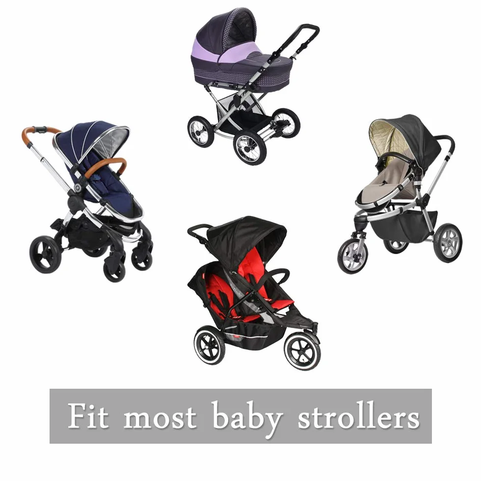 LEMESO Moustiquaire Poussette Universelle Anti-Insectes pour Bébés