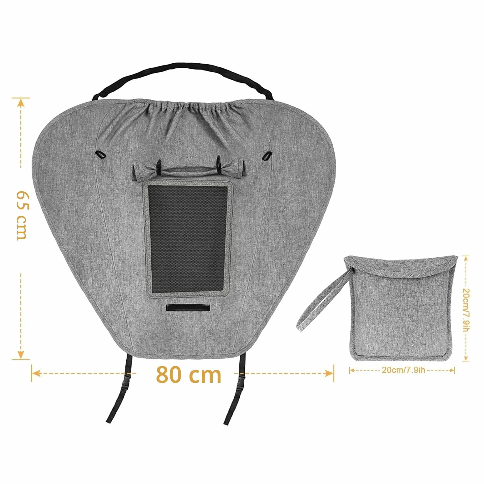 Pare Soleil Poussette Universelle Anti-UV Imperméable