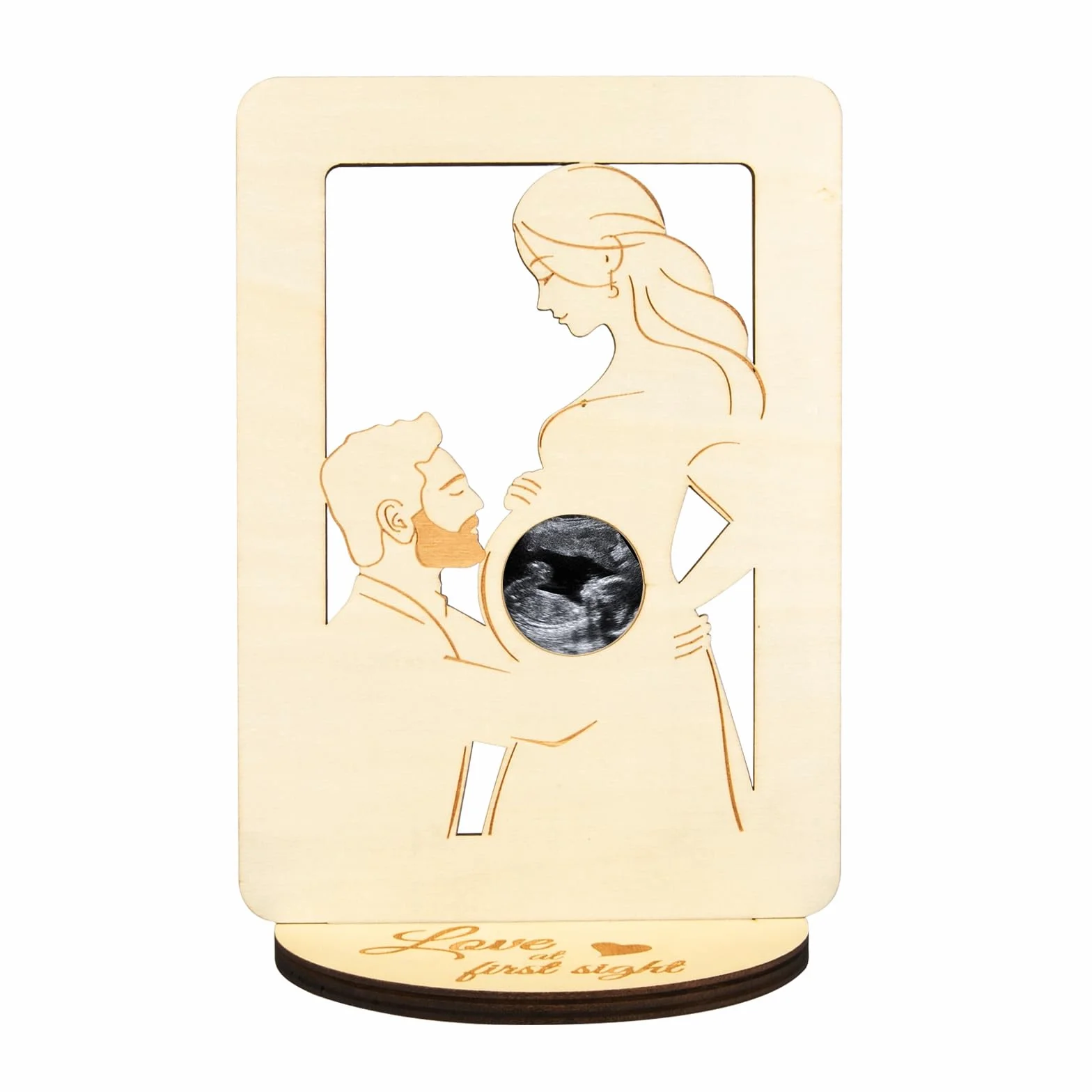 Cadre Photo pour Femme Enceinte SUNYOK Support Photo Ultrasons Idée Cadeau Fête des Mères