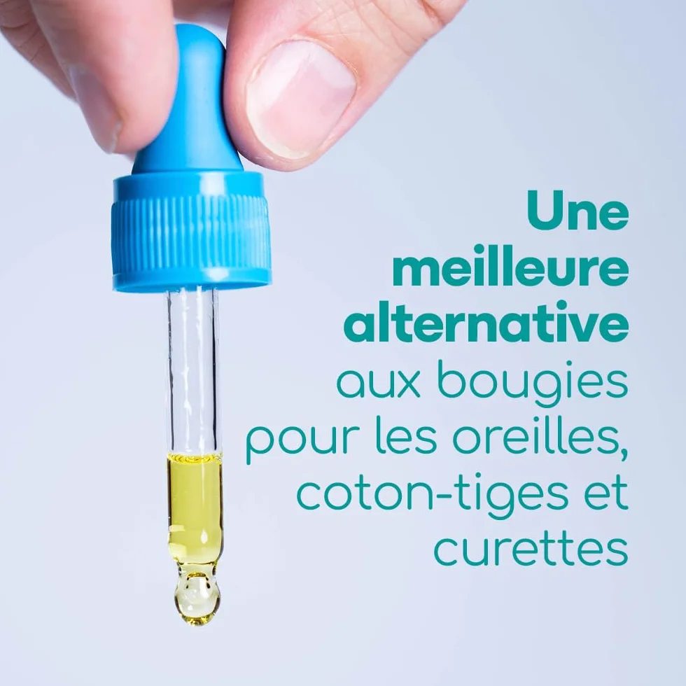 Medi Grade Gouttes Oreilles Huile d'Olive 100% Pure Qualité Médicale 10 mL - Fluidifie Élimine Cérumen Oreille