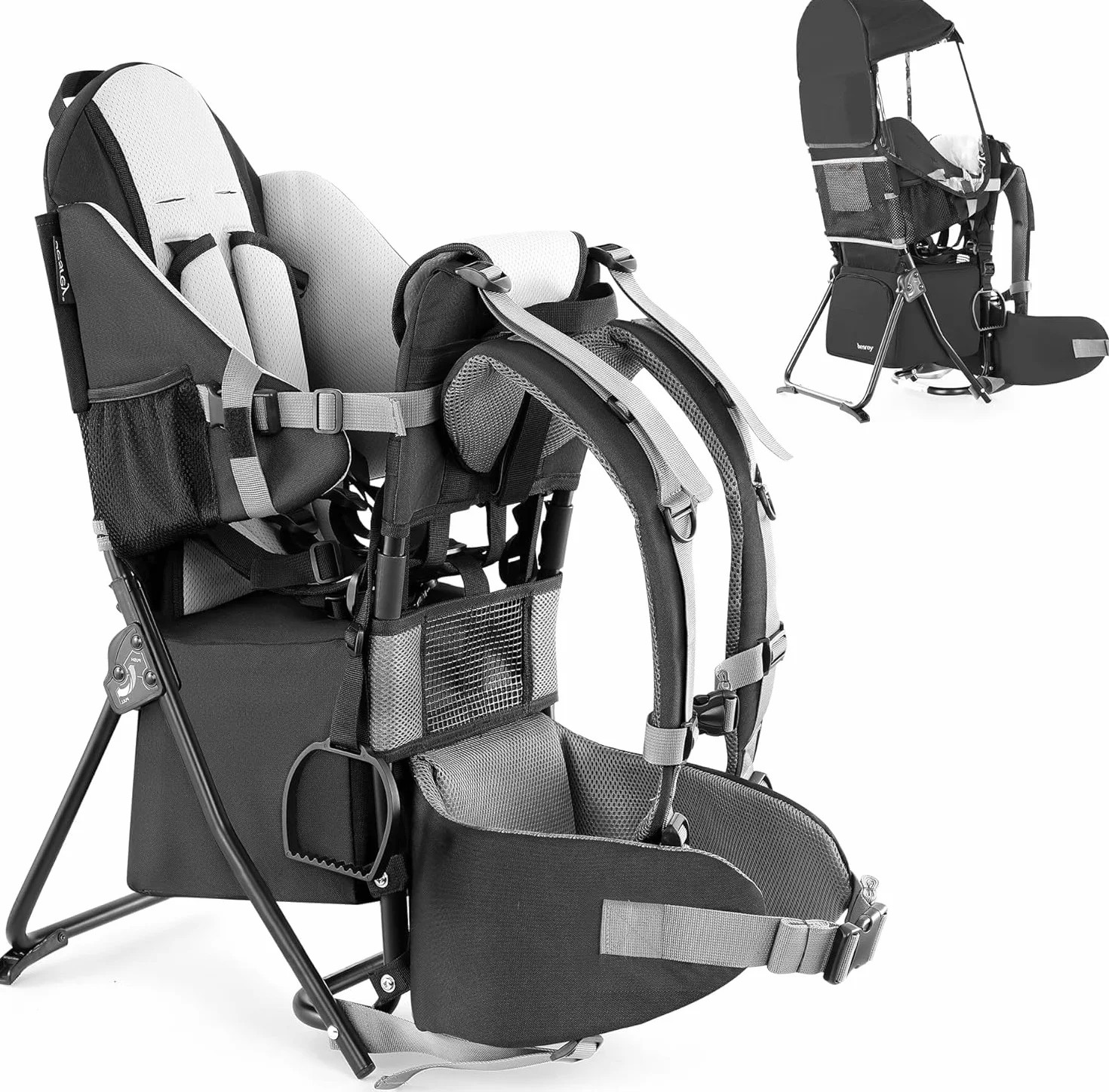 Besrey Porte-bébé de randonnée pliable pour enfant