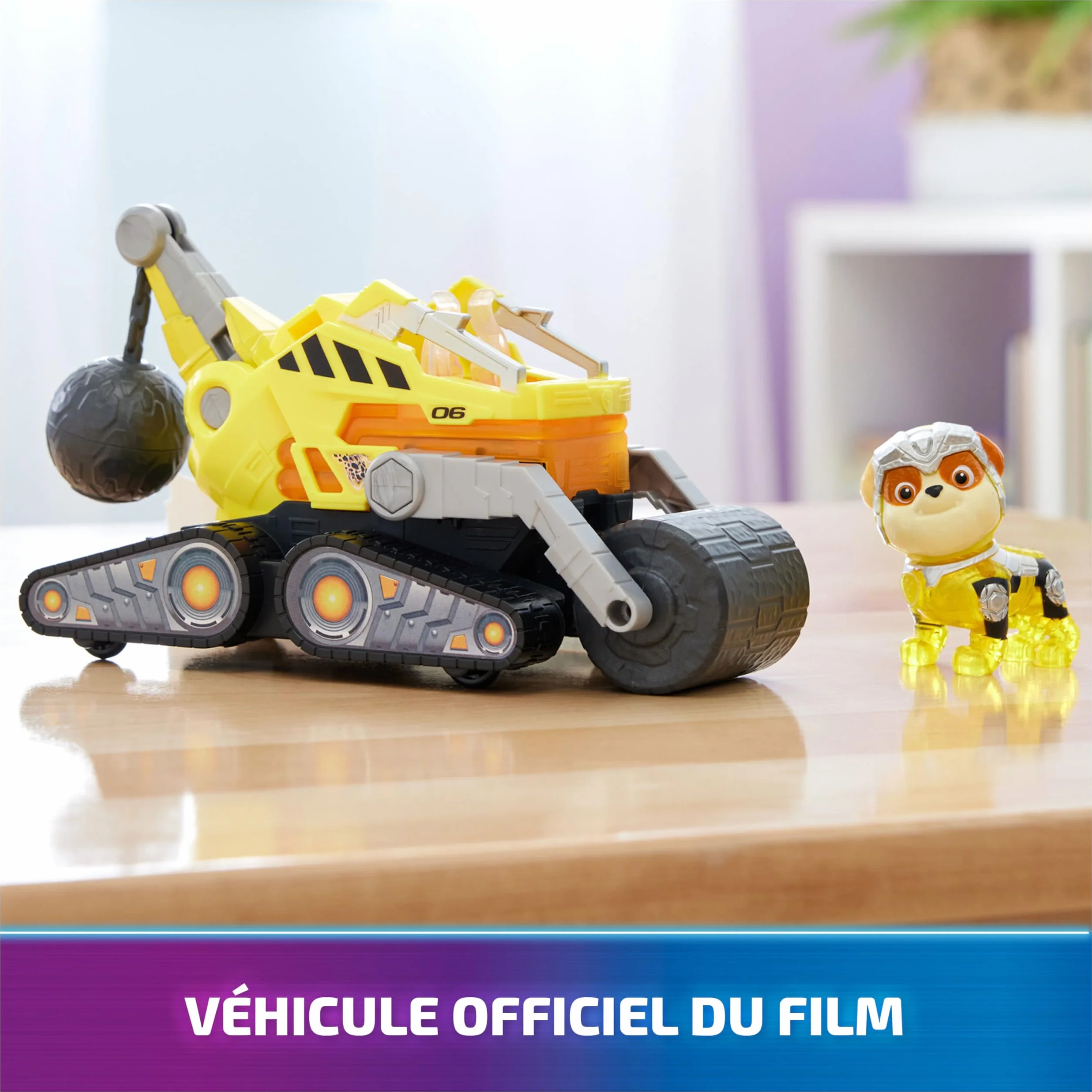Paw Patrol Pat Patrouille Véhicule Figurine Ruben Voiture Collection Sons Lumières Jouet Enfant 3 Ans+