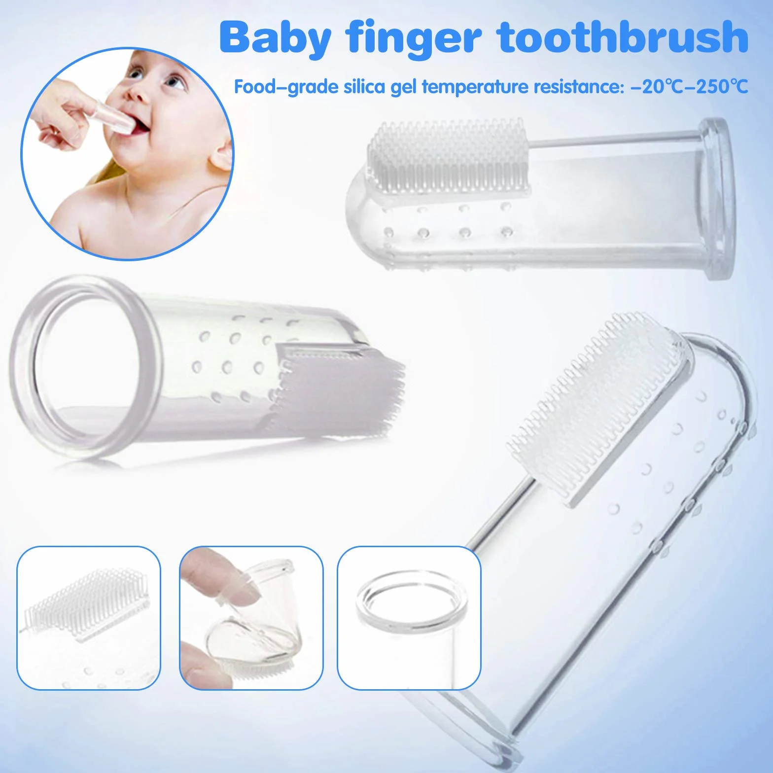 HyAdierTech Trousse de Soin Bébé 13 Pièces Set Kit Naissance Bleu