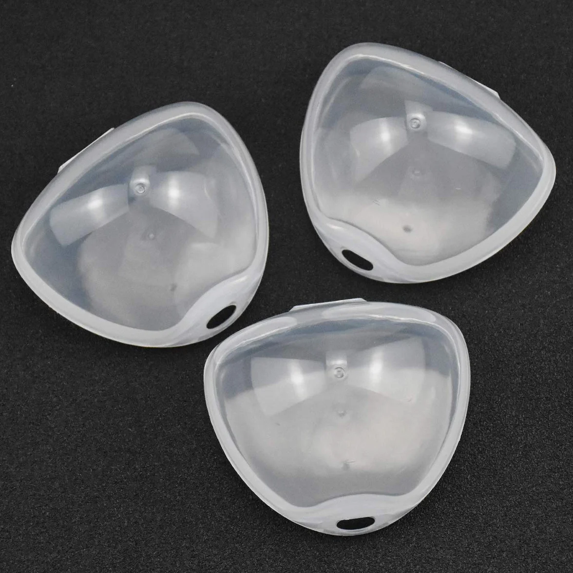 Boîte à Tétine Bébé Sans BPA, Transparent Portable Boîte de Rangement pour Sucettes, Lot de 3