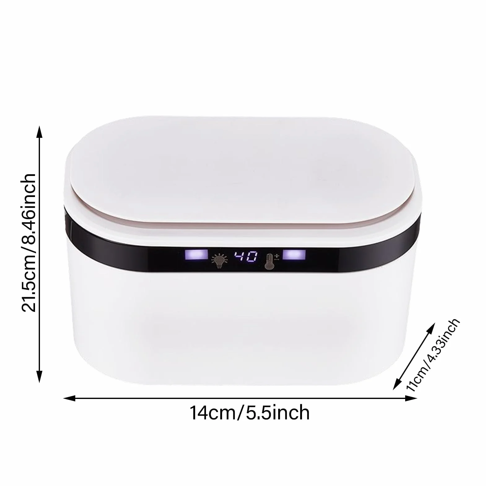 Thermostatic Wipes Warmer, Portable USB Wet Wipes Heater, Compact Dispenser for Camping Home Car Travel