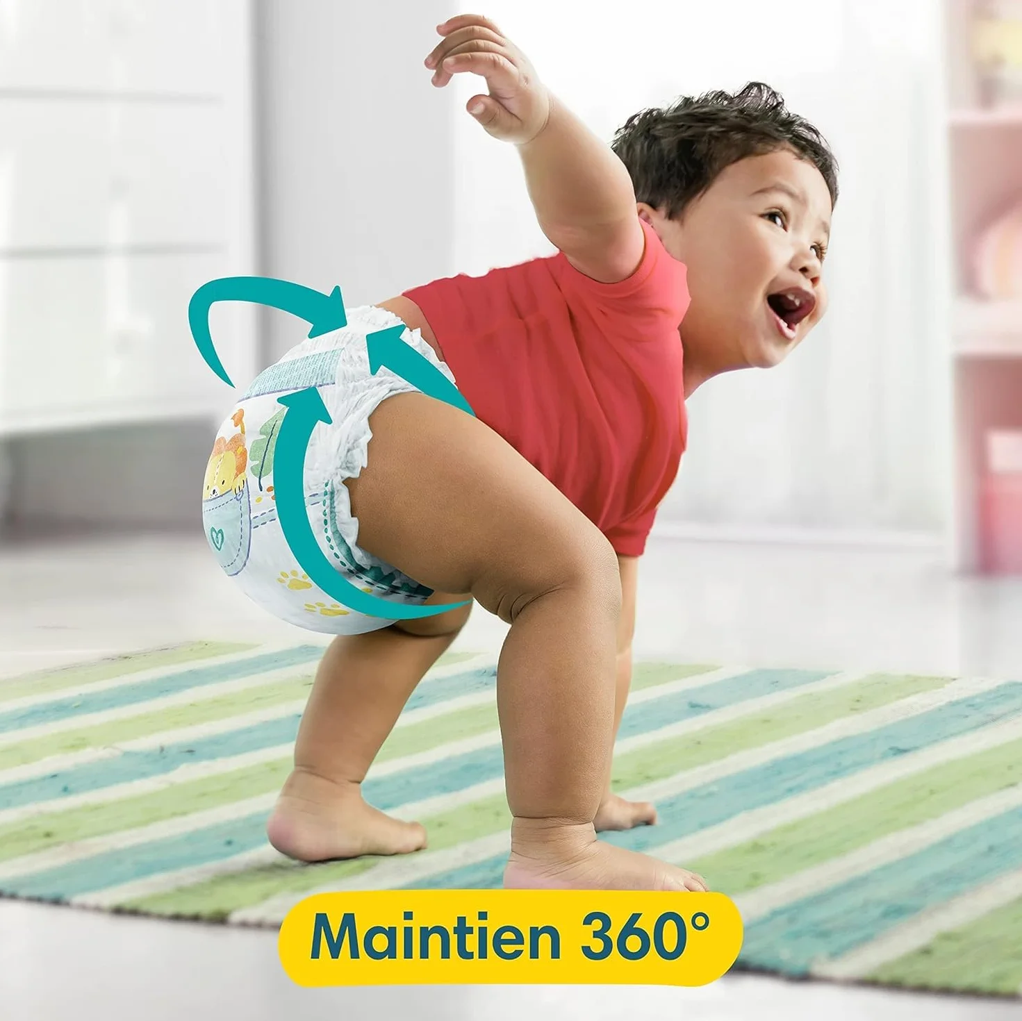 Pampers Pants Baby-Dry Taille 7 Couches-Culottes 116 Sztuk (+17 kg)