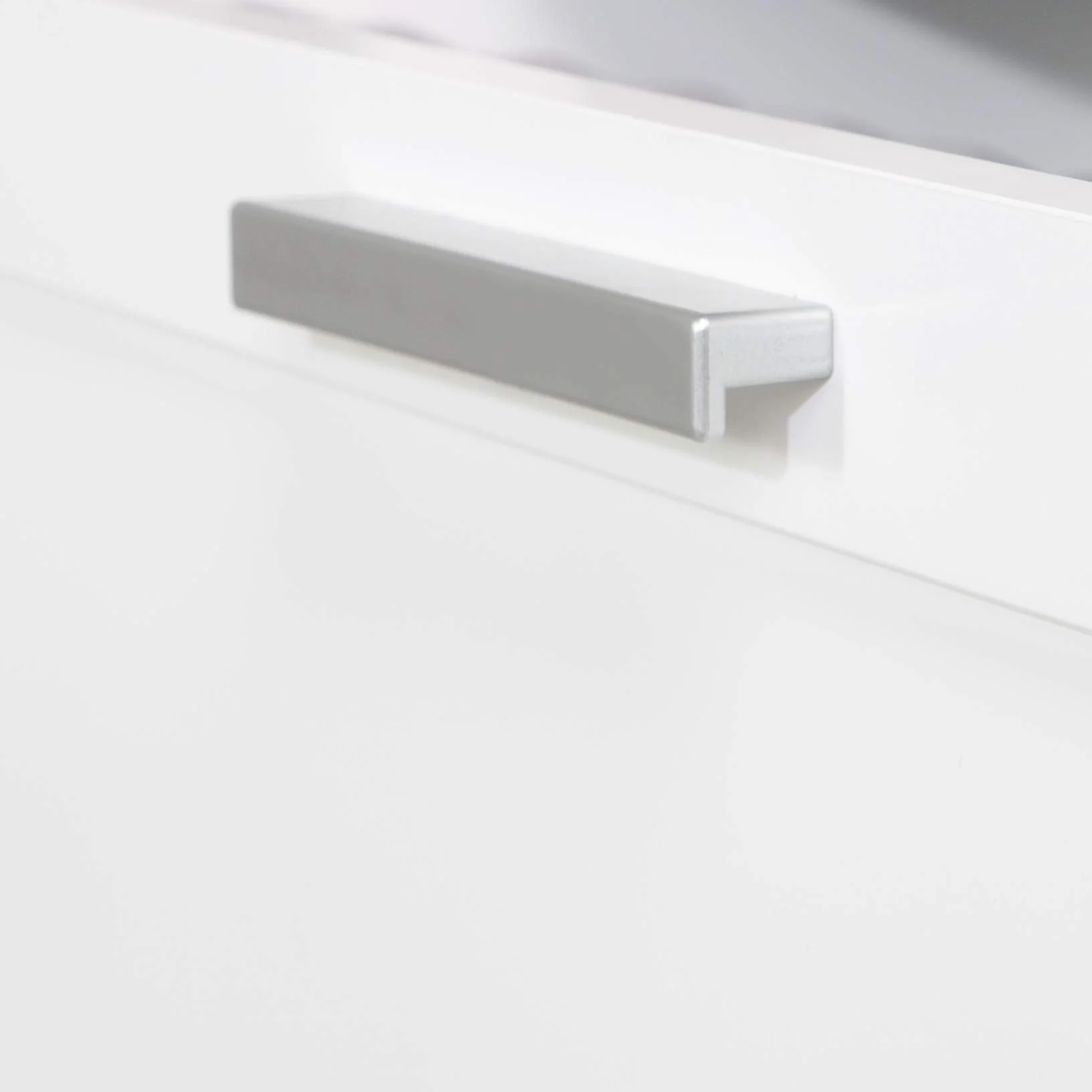 roba Commode à Langer Hamburg 2 Portes Blanc avec Plan Amovible - Fixation Murale Incluse