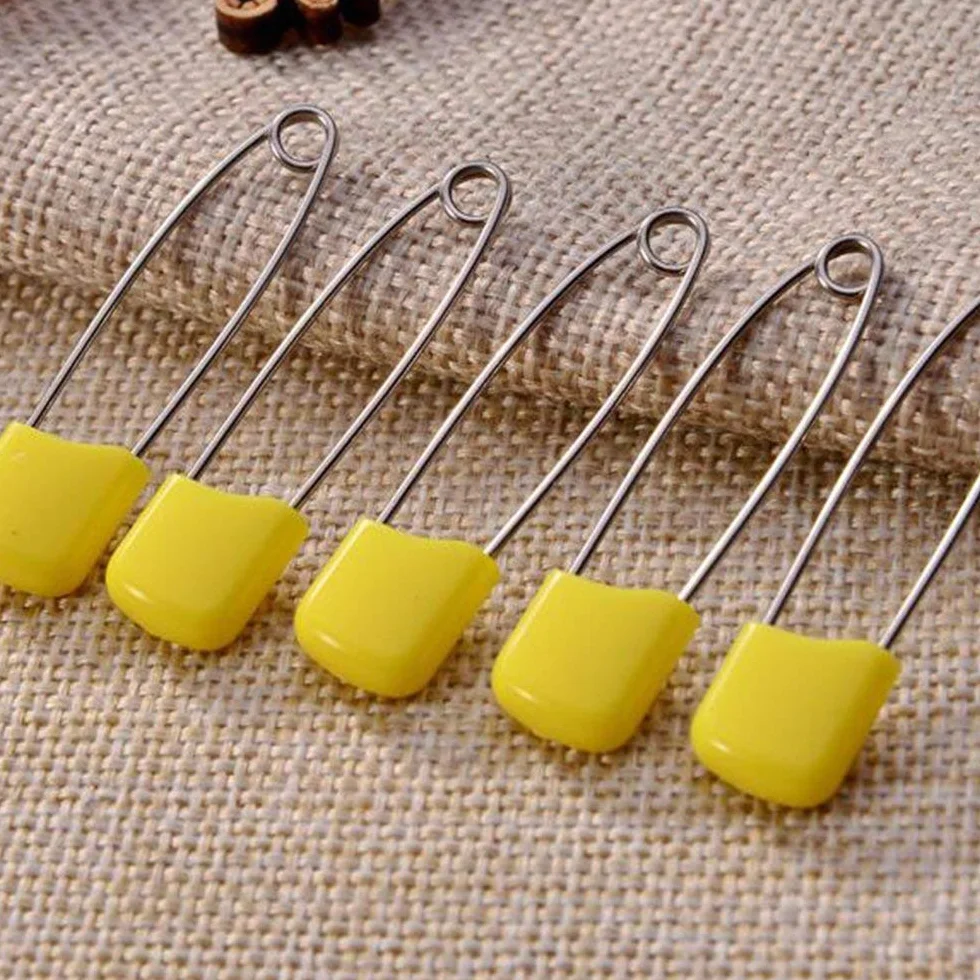 Lot de 6 épingles à couches assorties pour bébé