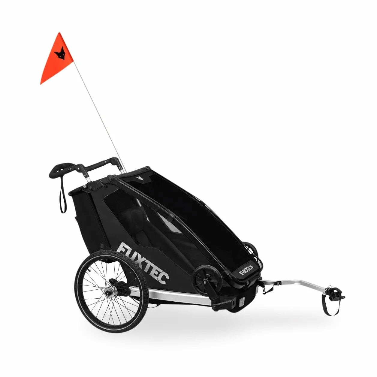 FUXTEC Remorque vélo enfant FX-FA1S pliable 35kg
