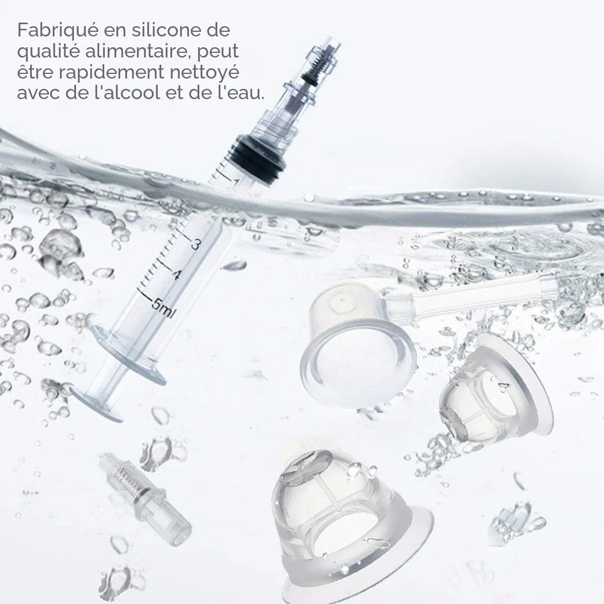 Niplette Aspirateur de Mamelon Correcteur pour Tétons Inversés Plats 2 sets