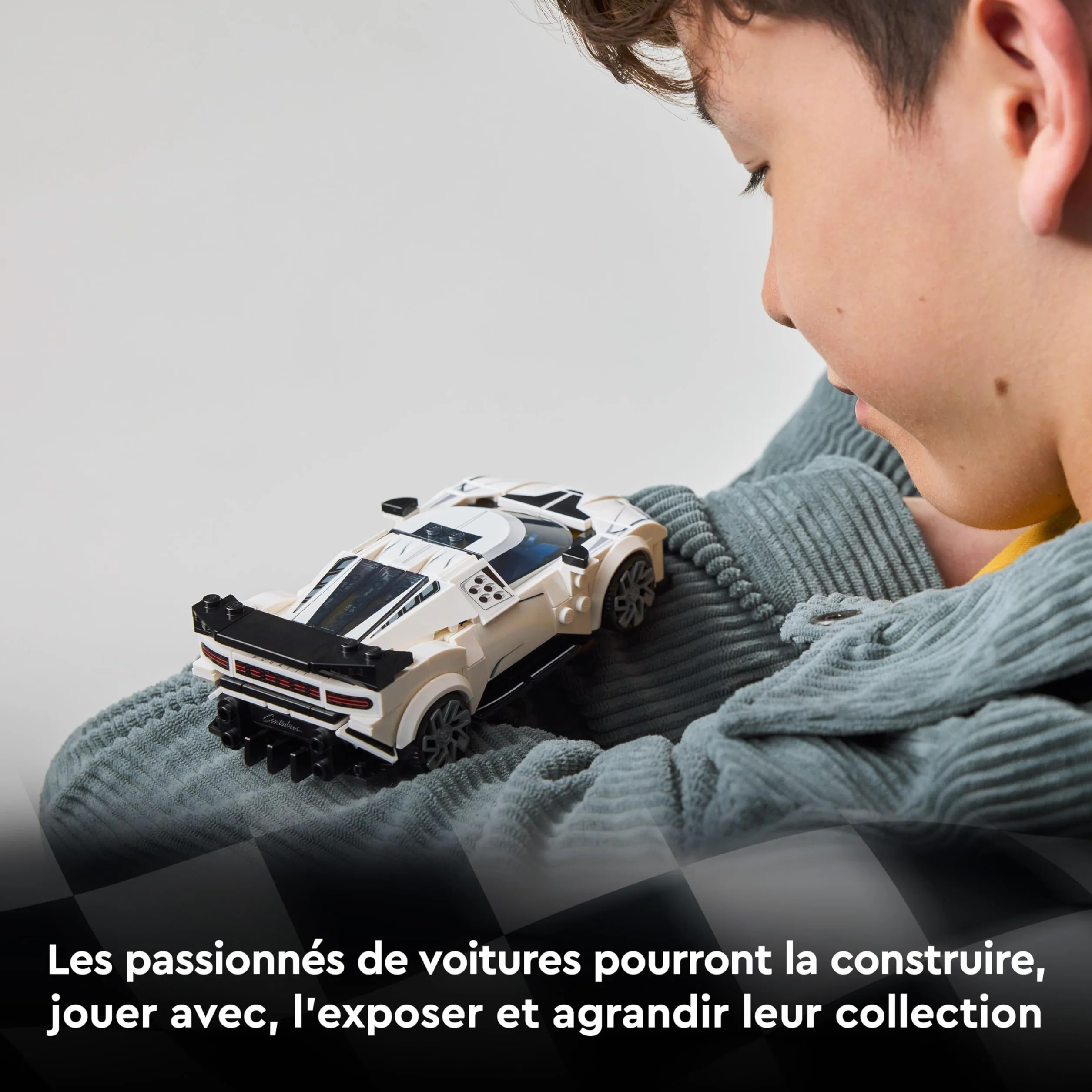 LEGO Speed Champions Bugatti Centodieci Hypercar Voiture de Sport Maquette Minifigurine Pilote 77240