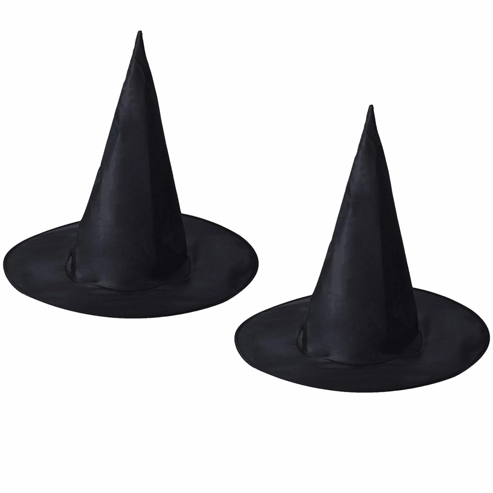 Chapeaux de Sorcière pour Halloween, Accessoires de Costume pour Enfants, Pliable, Noir, Taille Unique