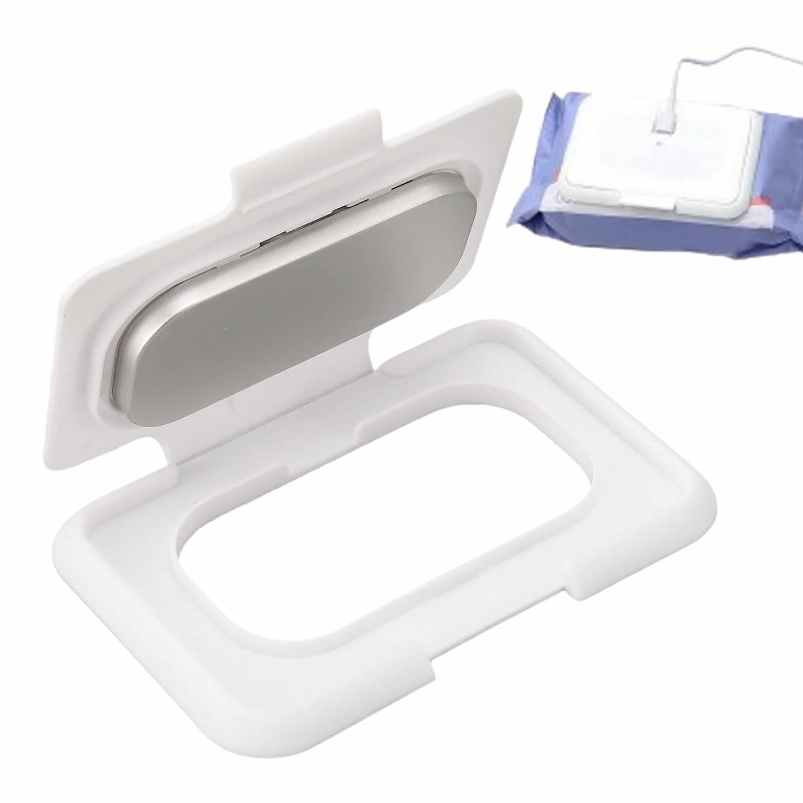 Chauffe-Lingettes Pour Bébé avec Thermostat Boîte de Lingettes Humides Support Distributeur