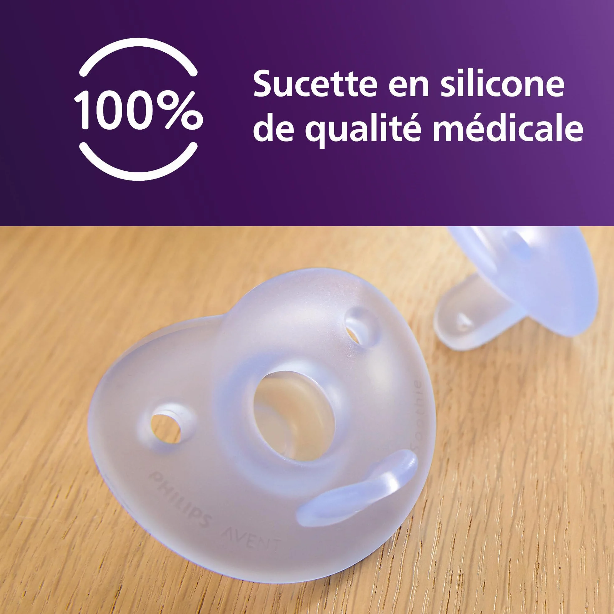 Philips Avent sucettes Soothie Tétine orthodontique nouveau-nés 0-6 mois silicone sans BPA lot de 2