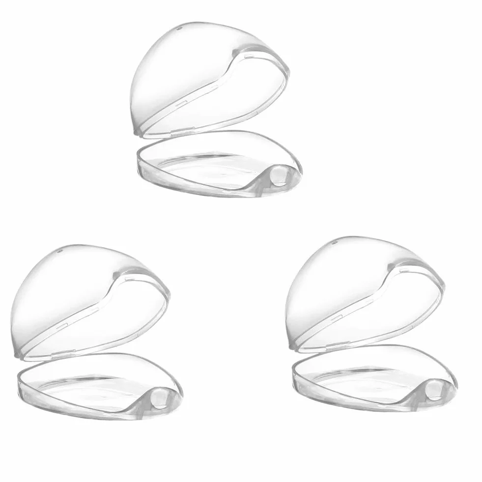 Boîte à Sucette 3 Pièces Boîtier Porte-Tétines Transparent Accessoires de Voyage