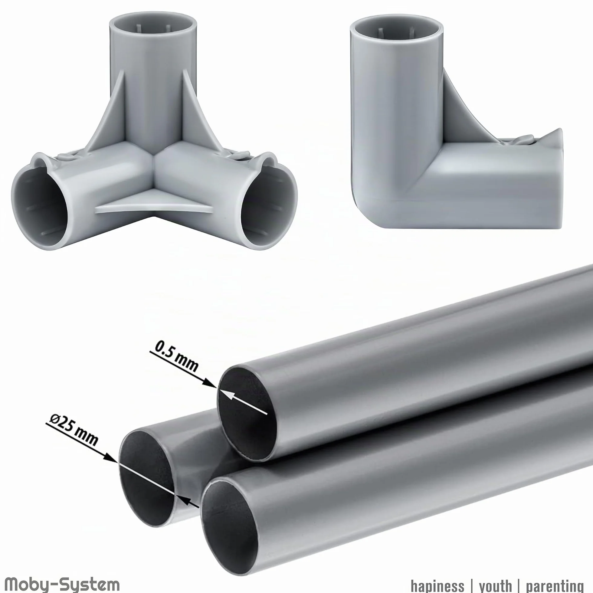 Moby-System Stylo pour bébé centre d'activités 200x160cm gris