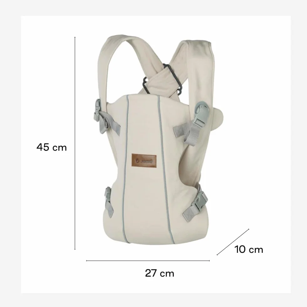 Jané Dual Porte-Bébé Ergonomique 3 Positions 3,5–15 kg Beige