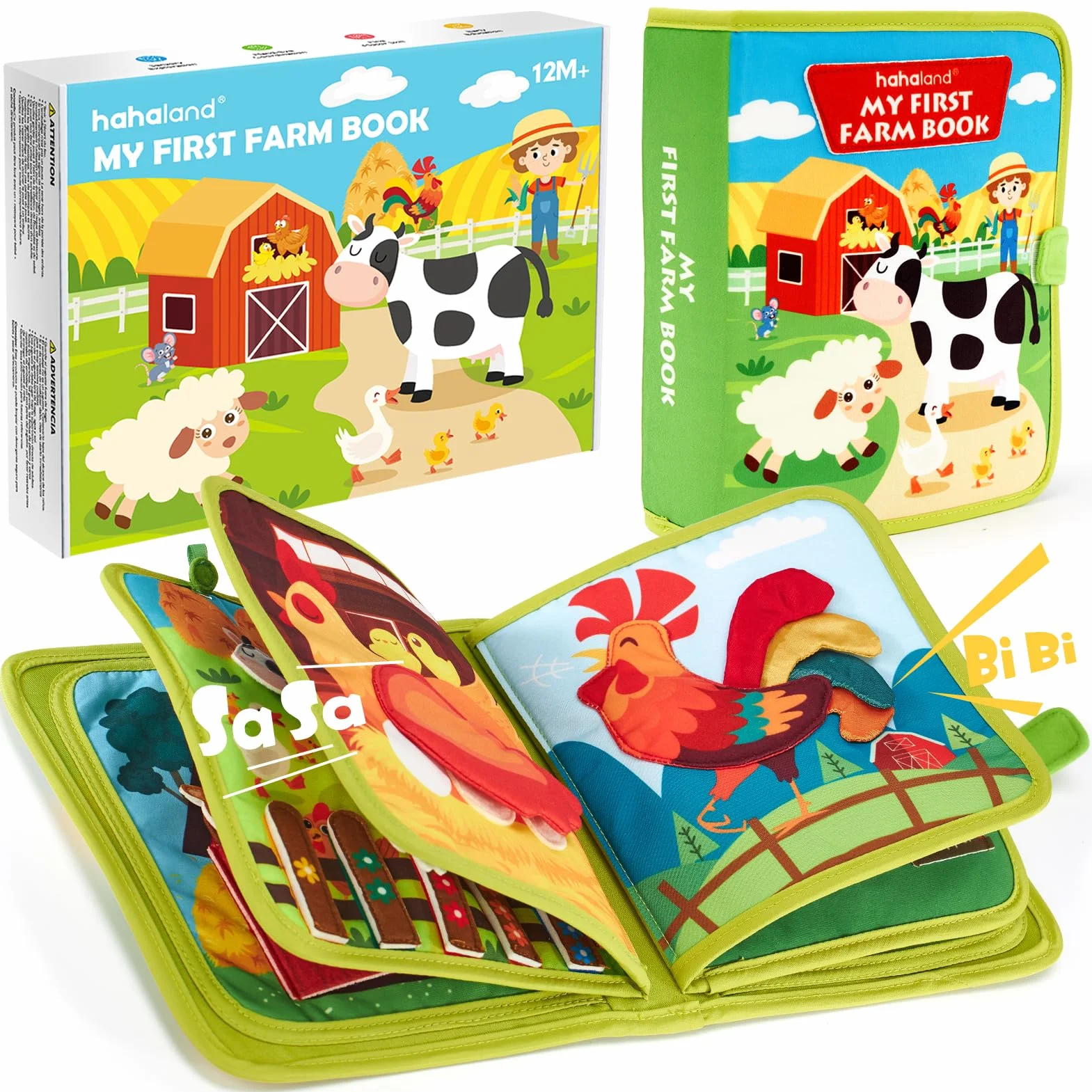 hahaland Busy Board Montessori 6 Couches Planche d'Activité Développement Jouet Bebe 1 2 3 4 Ans Cadeau Enfant