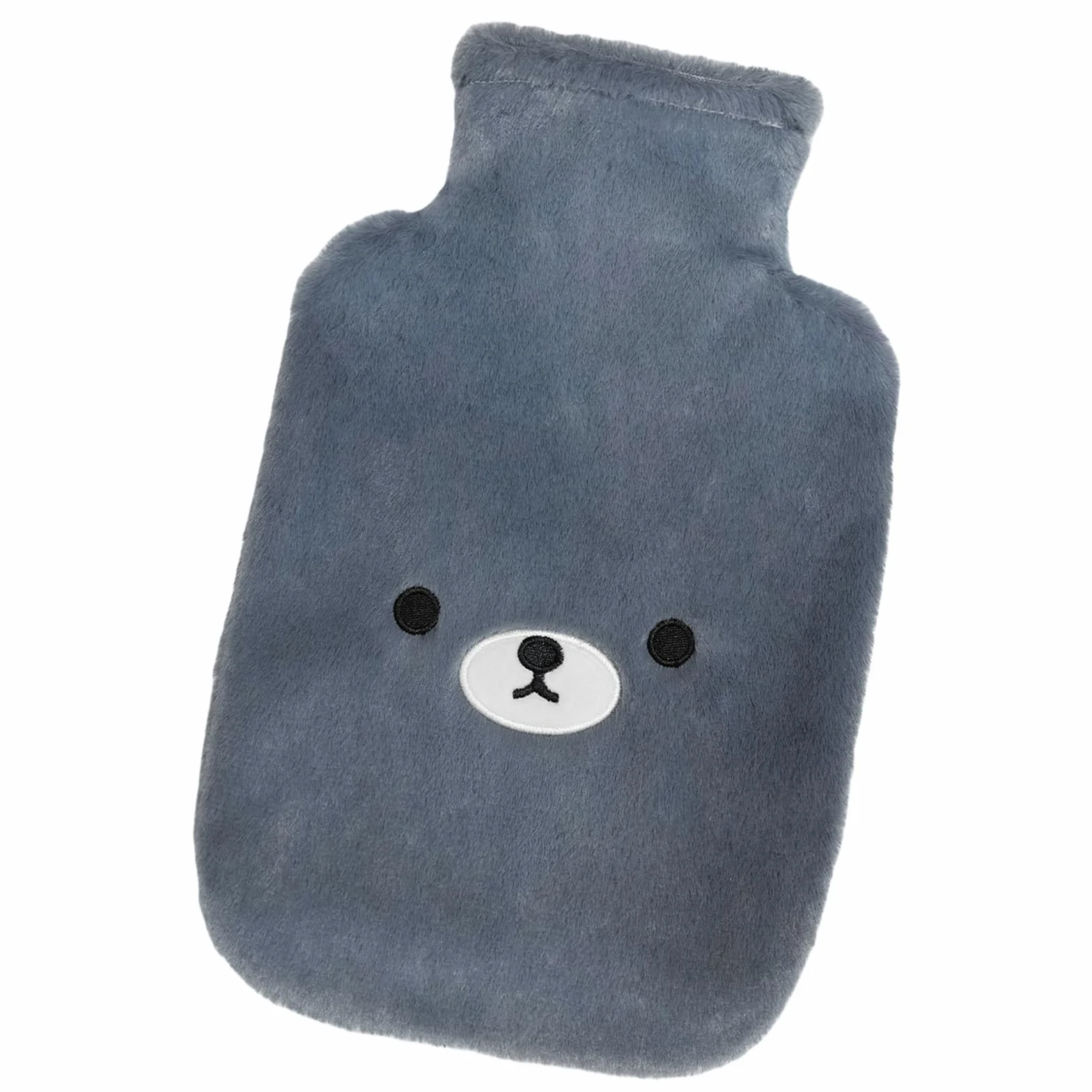 Flintronic Bouillotte Enfant 2L avec Housse Peluche Douce Amovible Lavable Anti-fuite Antidéflagrant