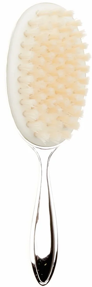 Widdop & Bingham Coffret Cadeau Naissance Baptême Set Brosse Peigne Plaqué Argent 16.2 cm