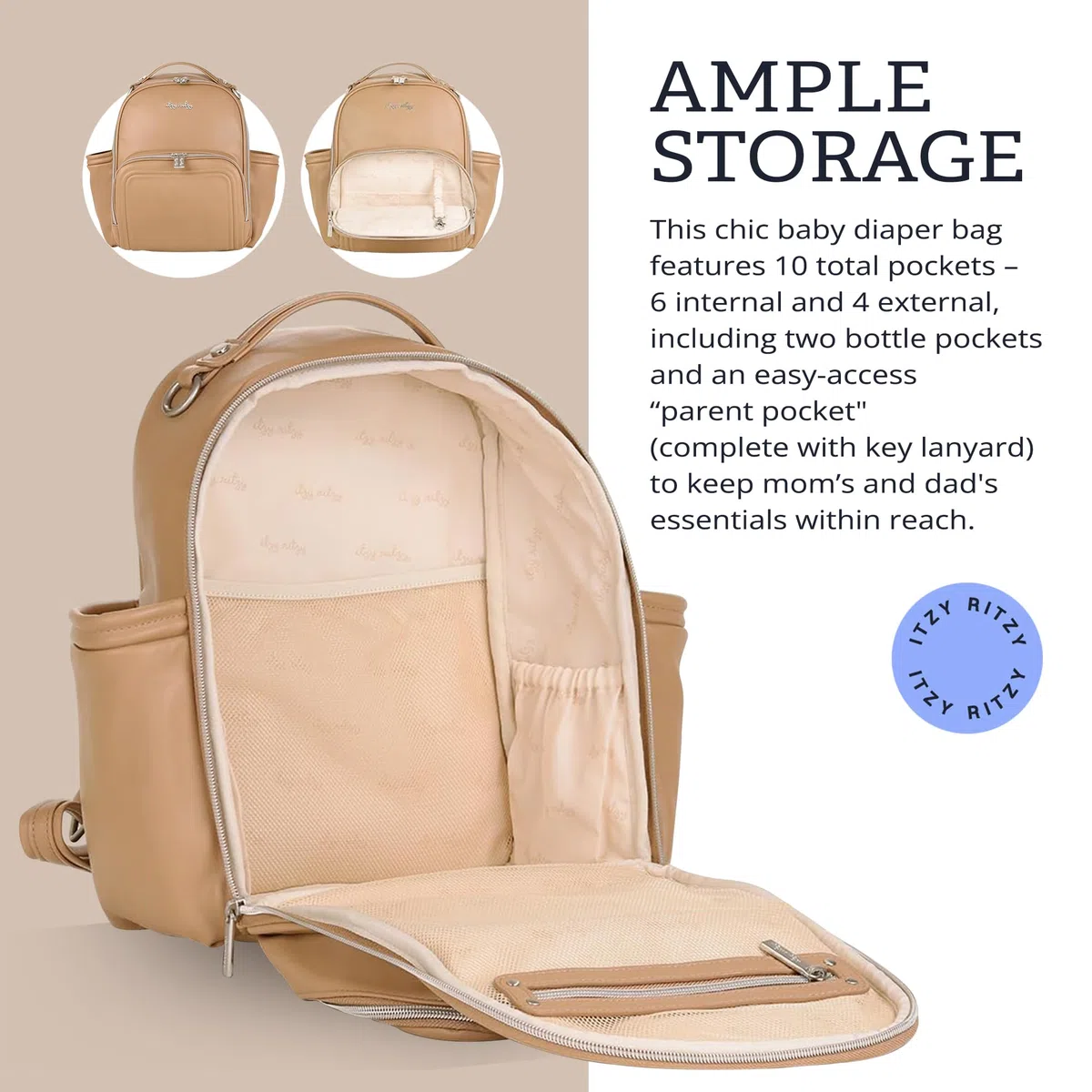 Itzy Ritzy Mini Plus Sac à langer pour bébé fille