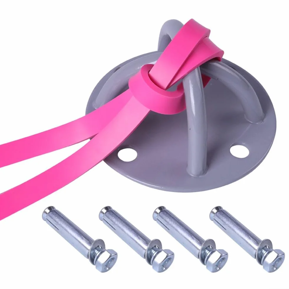 FUBESK Support de suspension mural salle de sport fitness 4 trous 1000 kg
