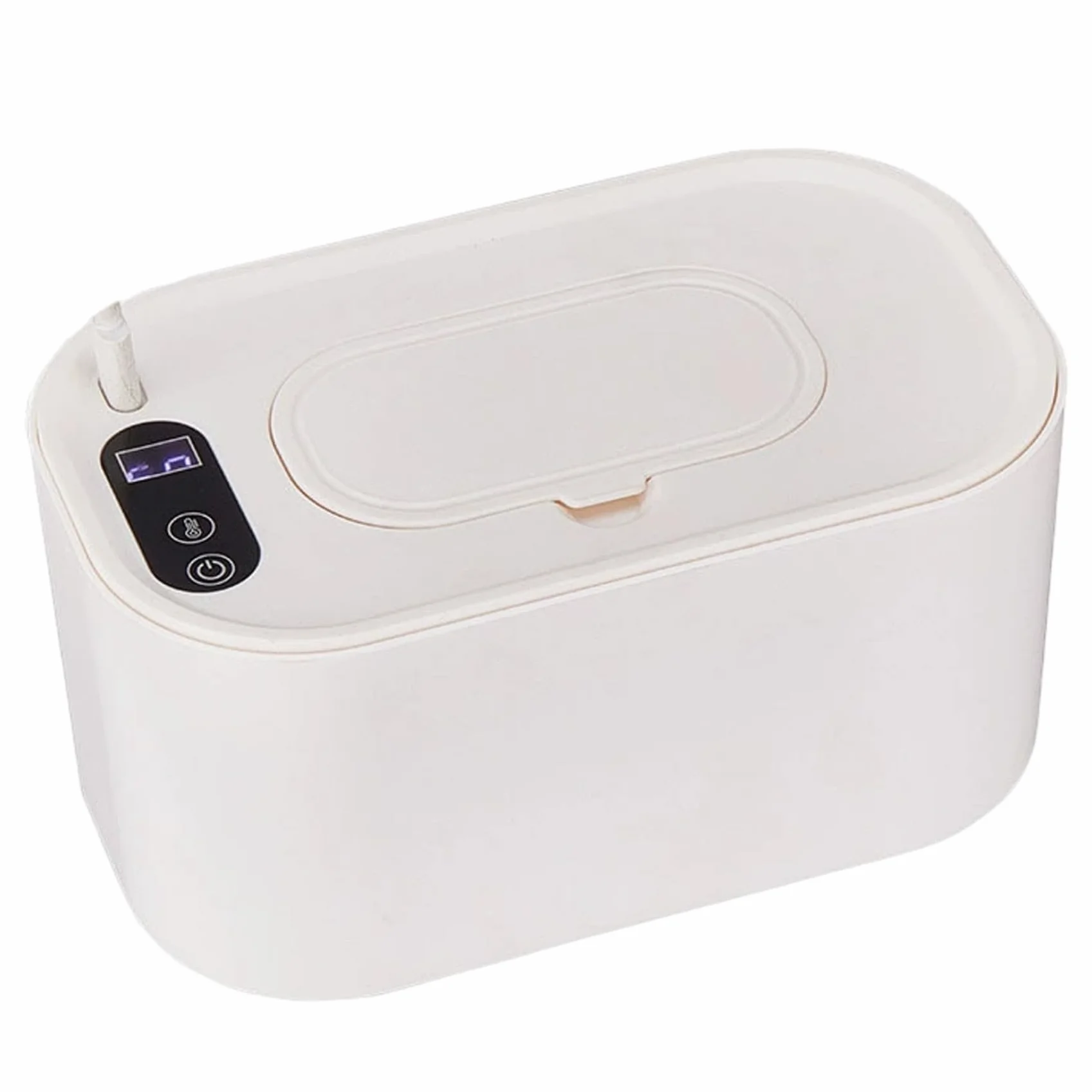 Chauffe-lingettes bébé 40-60 °C réglable silencieux écran LED distributeur USB portable