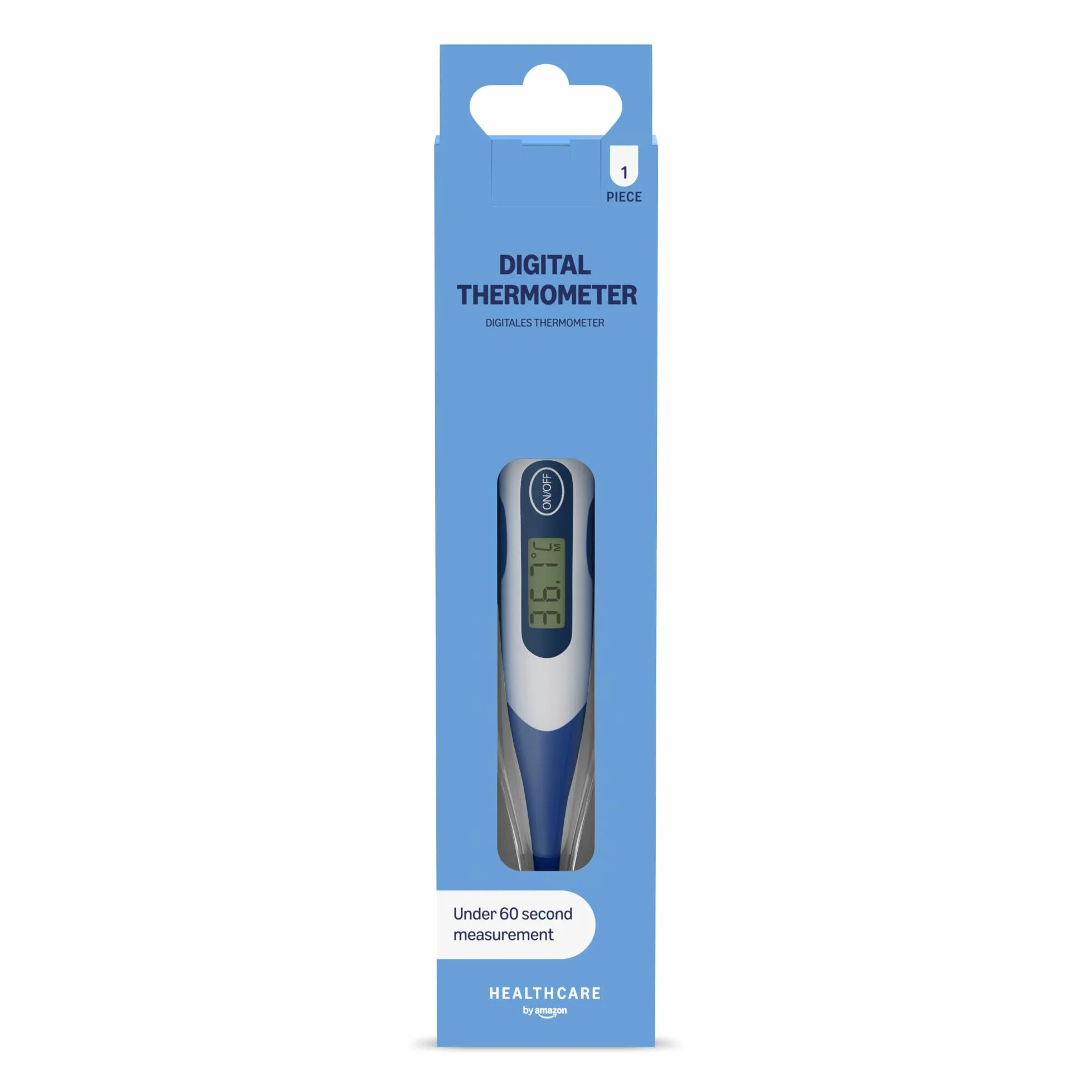 Thermomètre numérique Bleu Healthcare By Amazon