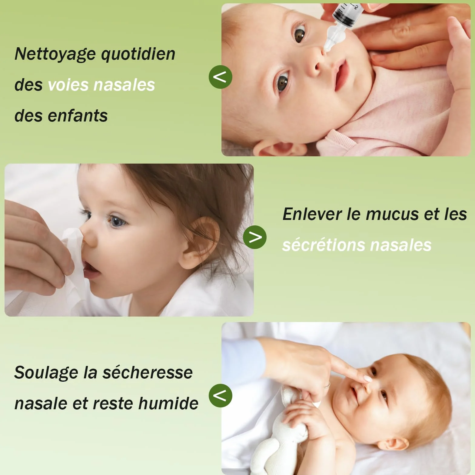 Seringue Nasale Bebe 20 ml avec 2 Embouts en Silicone Souple