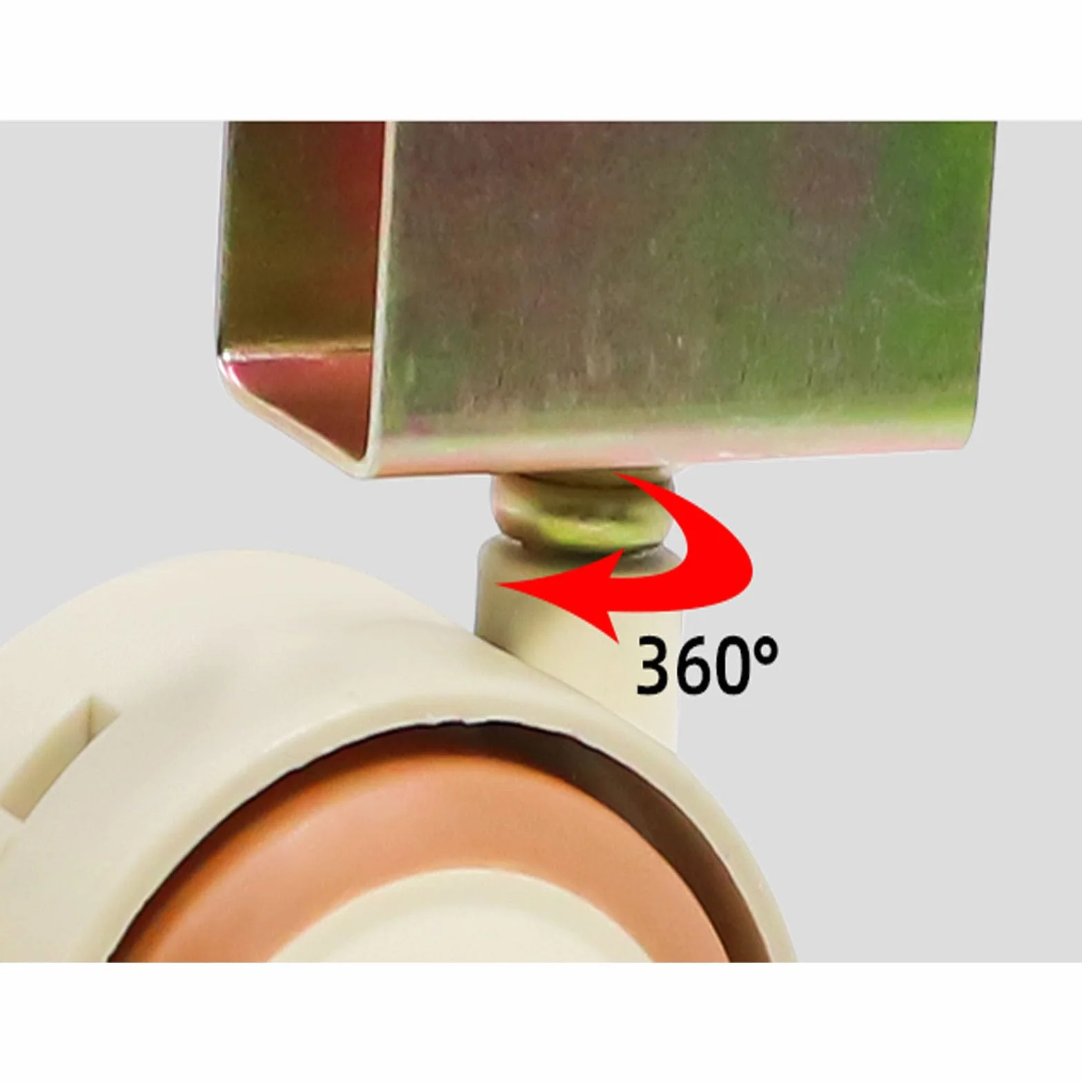 Roulettes pivotantes avec frein 30mm pour lit bébé berceau jardinière support en U