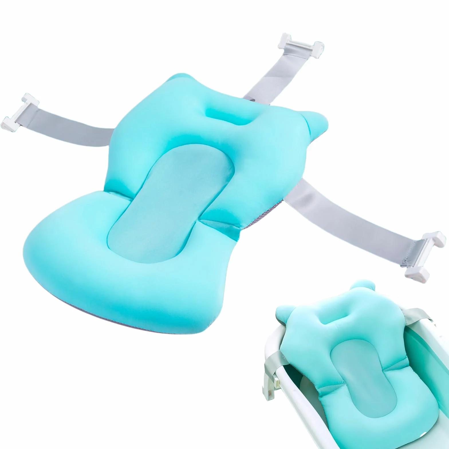 Siège de bain pour bébé 0-12 mois bleu