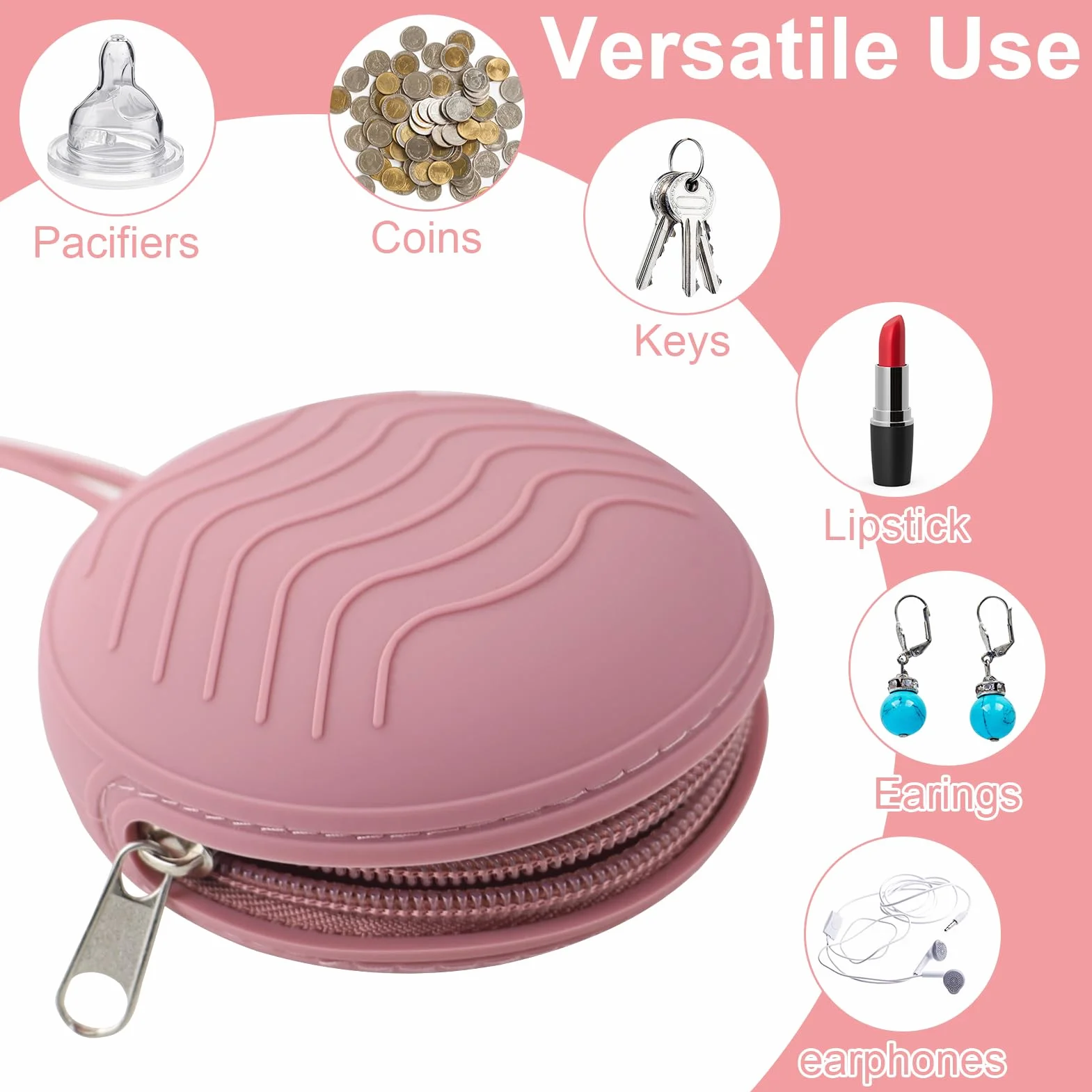 Boite a Sucette Bebe 2 Boîte De Rangement en Silicone pour Sucette Transparent Portable Boîte De Tétine pour Bébé Imperméable Sans BPA Voyage