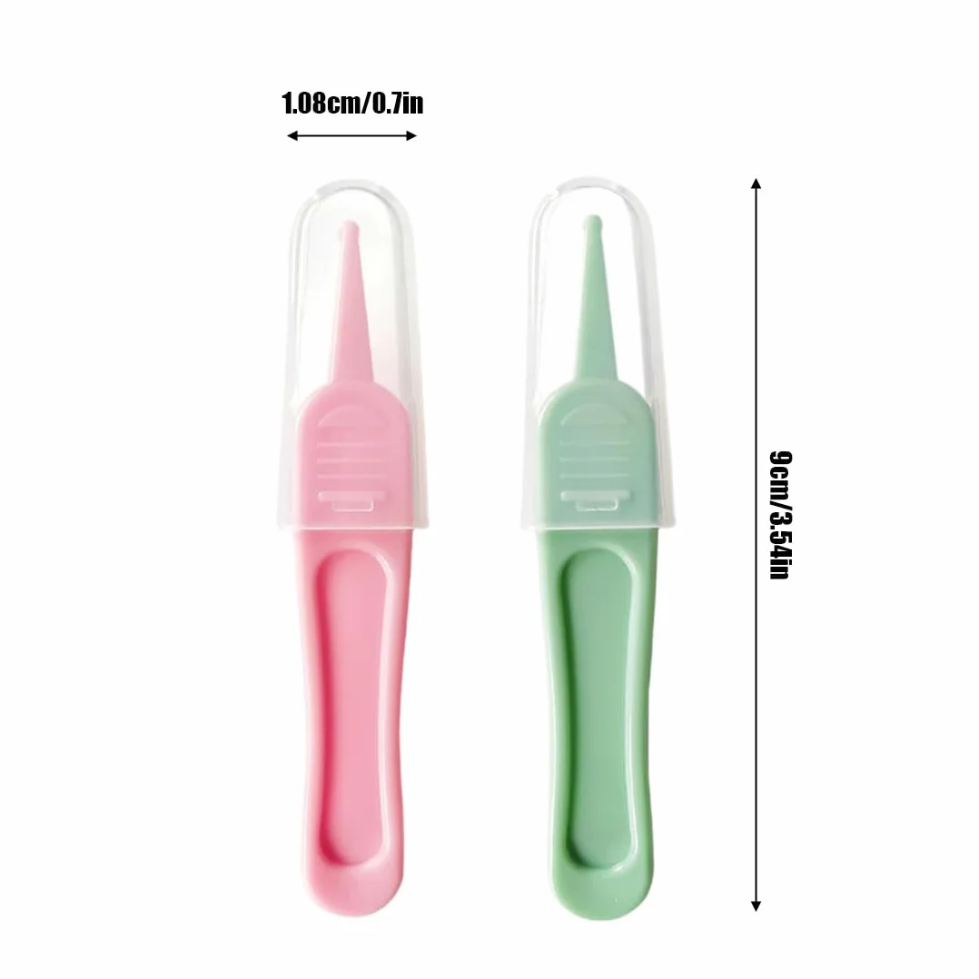 Pince à épiler pour Bébé Sécurité Douce et Sûre 4pcs