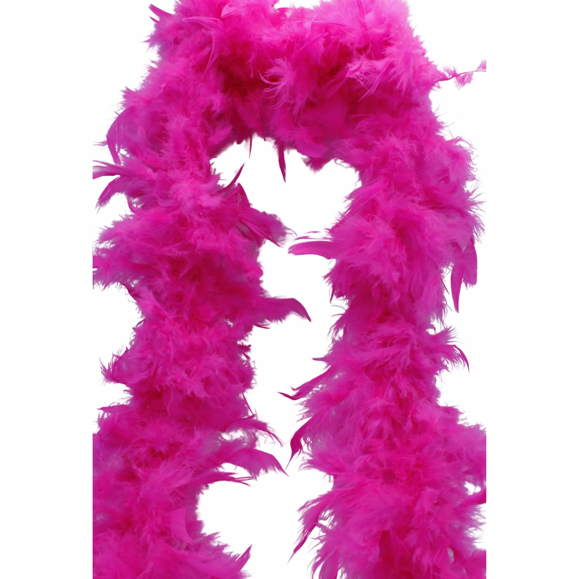 Boa En Plumes Fluo 1m80 Rose Fluo Accessoire Fluorescent Fête Déguisement