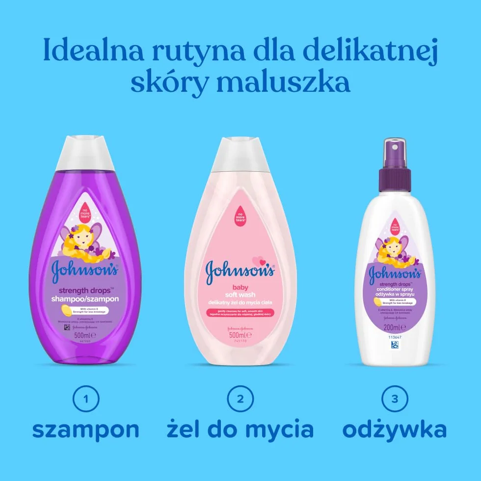 Johnson's Strength Drops pulvérisateur 200 ml