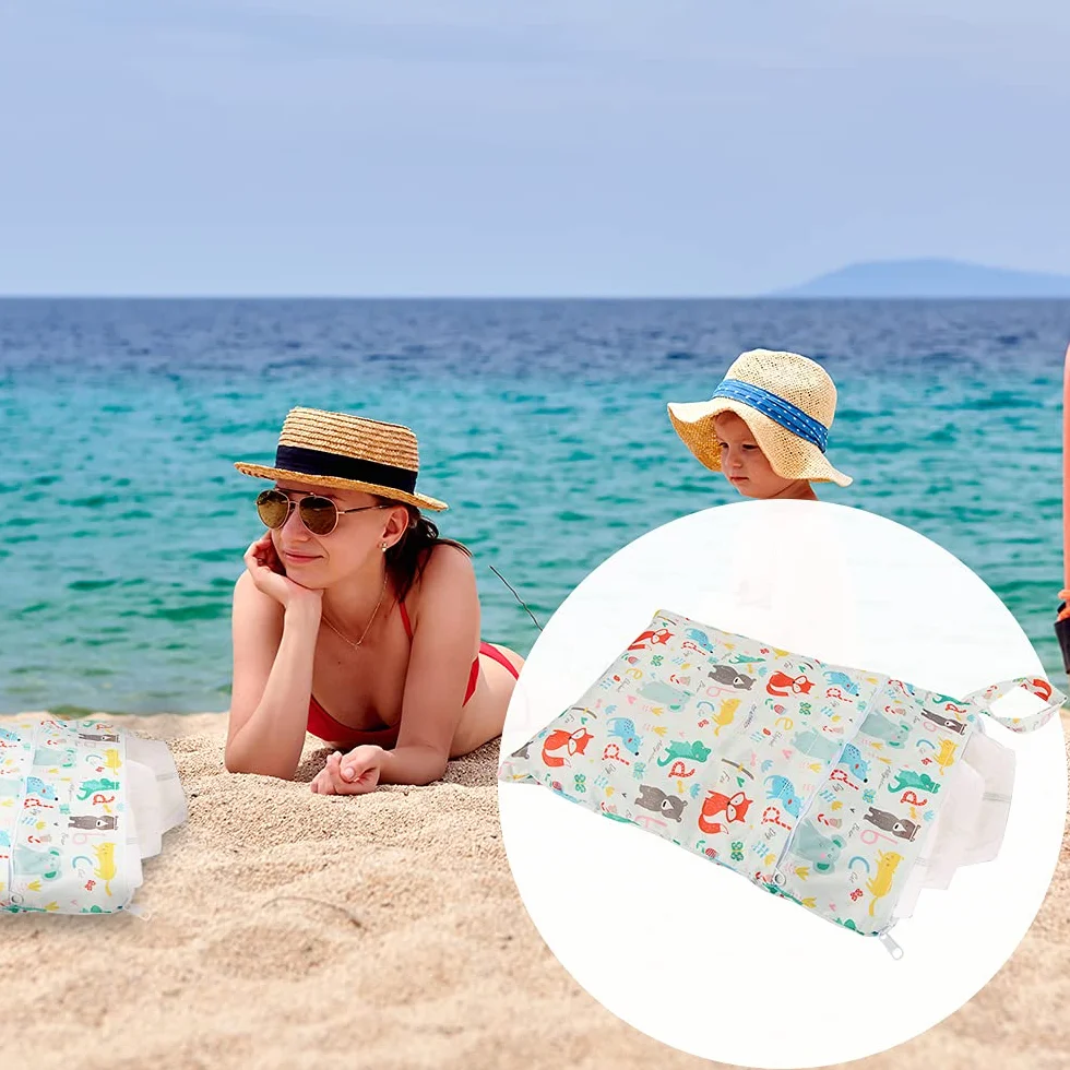 Sac Couches Lavables Etanche XiXiRan, Sac à Couche Bébé Réutilisable, Wet Bag, 3 Modèles S/M/L