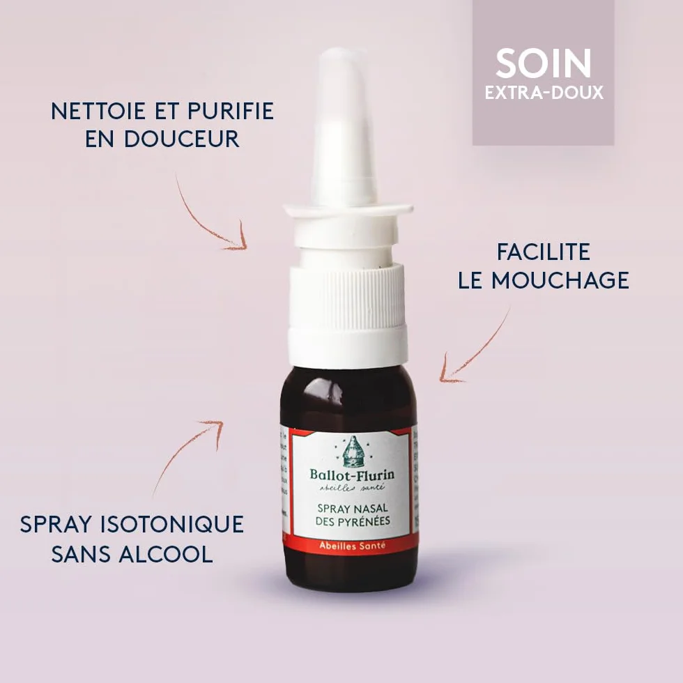 Ballot Flurin Spray Nasal Hygiène Nasale Propolis & Plantes Bio 15 ml