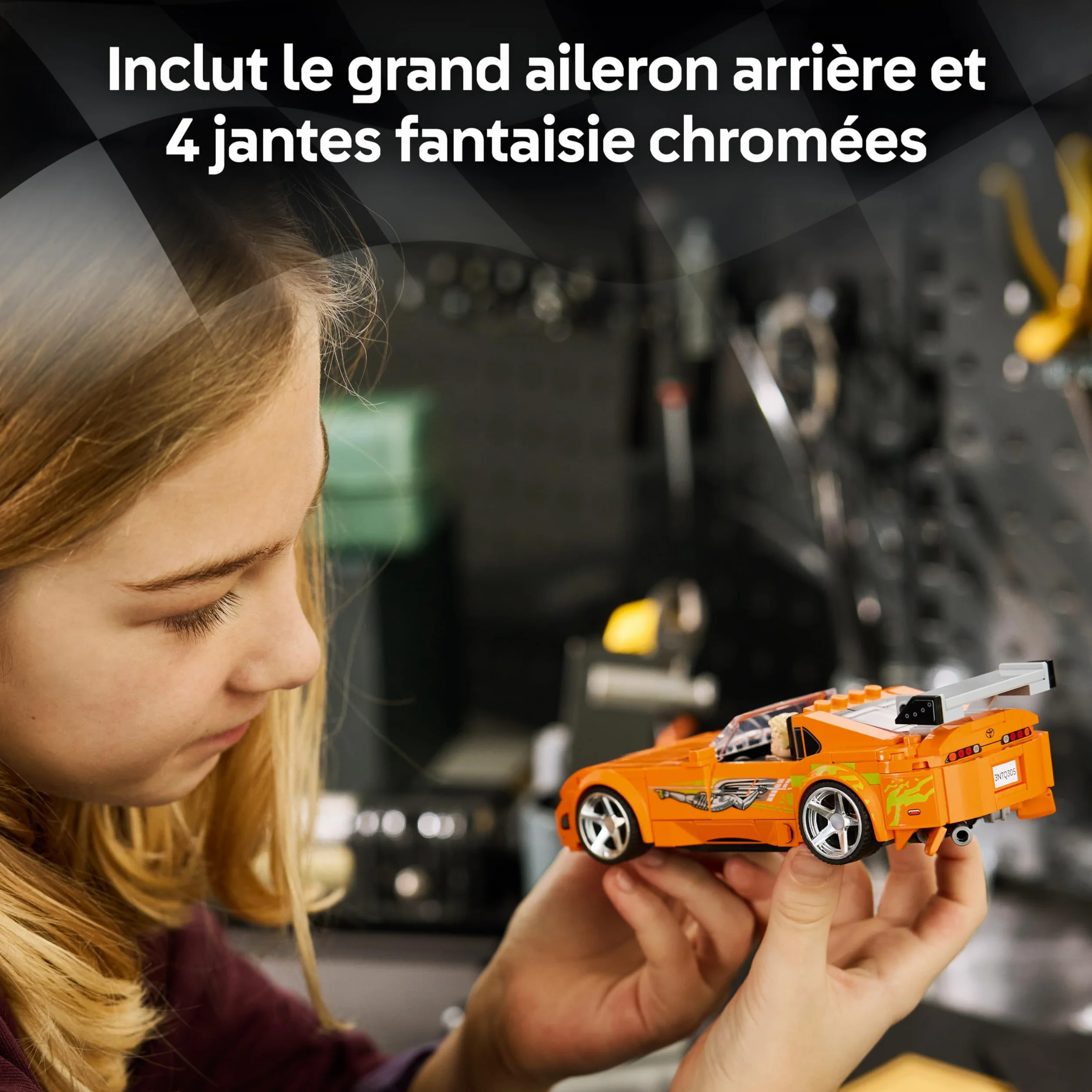 LEGO Speed Champions Toyota Supra MK4 Fast and Furious Voiture Maquette Minifigurine Brian O'Conner Cadeau STEM 10 Ans 77260