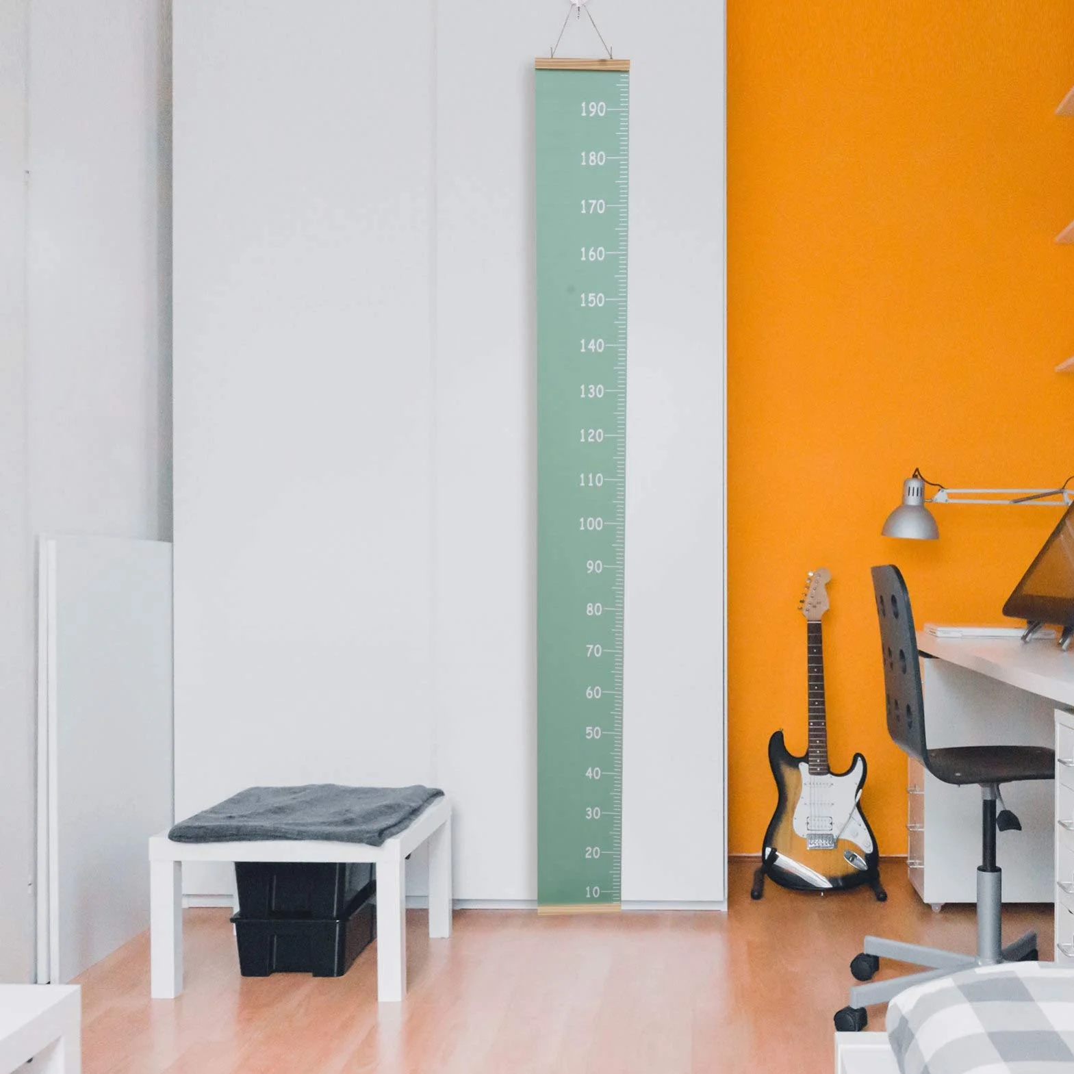 Toise De Croissance En Bois Pour Enfants Sticker Mural Animaux Règle De Taille Garçons Filles