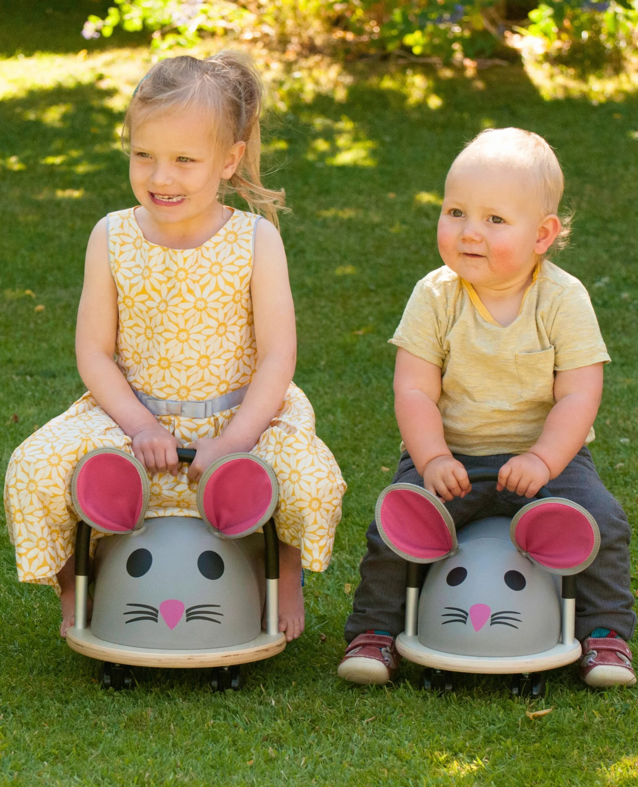 Wheely Bug Trotteur Souris multi-directionnel bois 1-3 ans