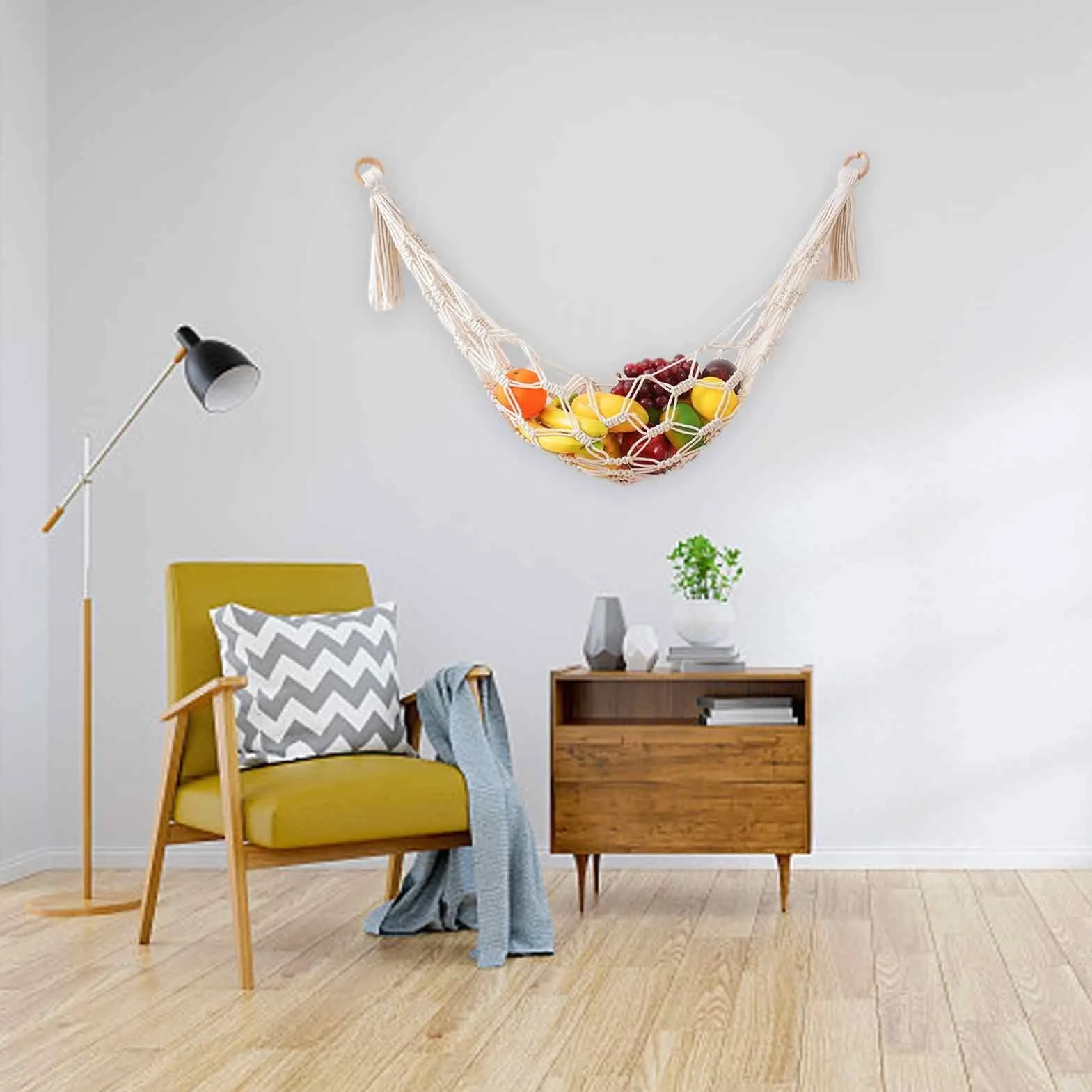 Hamac de Rangement pour Jouets Peluche, Hamac d'Angle pour Chambre à Coucher
