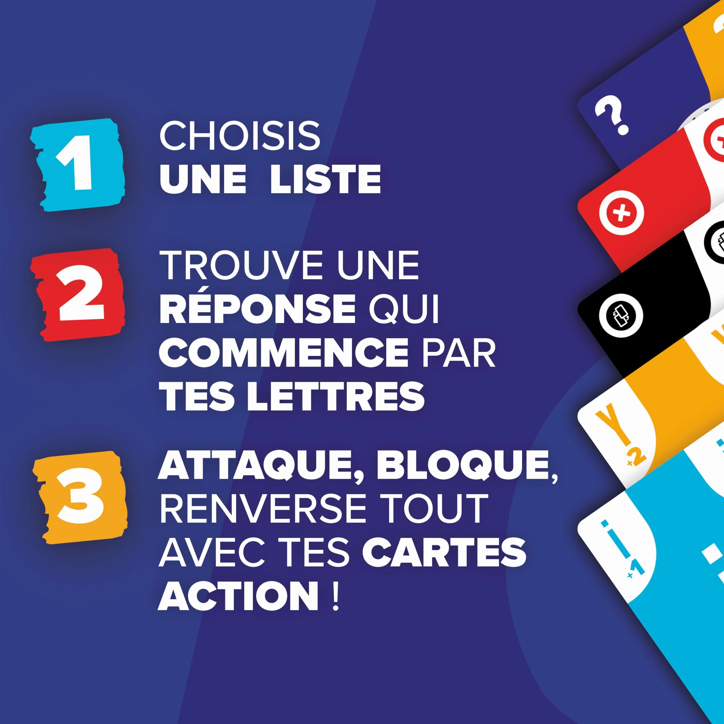 Jeu du Petit Bac - Jeu de Cartes d'Ambiance - Yaqua Studio YAQ001CR - 2 à 8 joueurs - 10 ans et plus - Version française