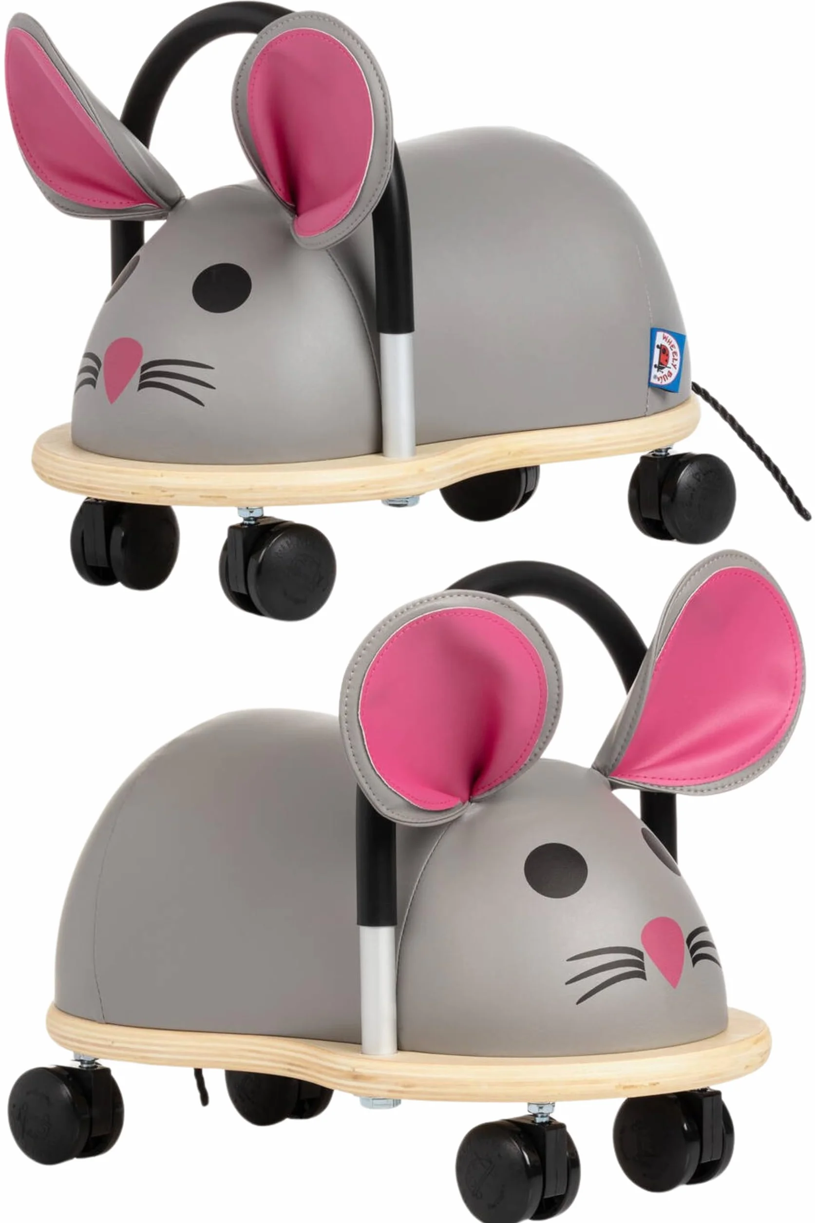 Wheely Bug Trotteur Souris multi-directionnel bois 1-3 ans