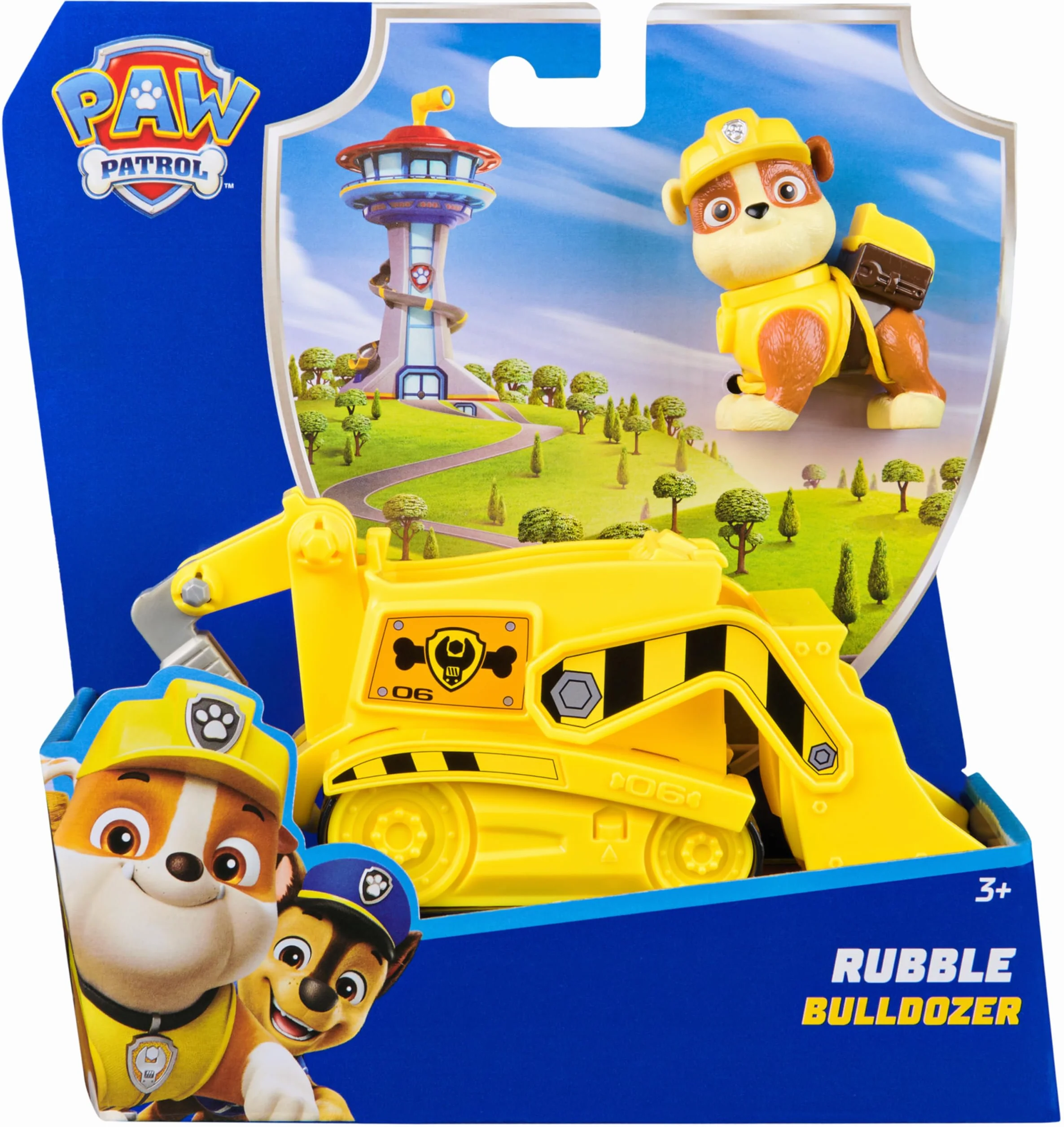 Paw Patrol Pat Patrouille Véhicule Figurine Ruben Voiture À Collectionner Plastique Recyclé Jouet Enfant 3 Ans+