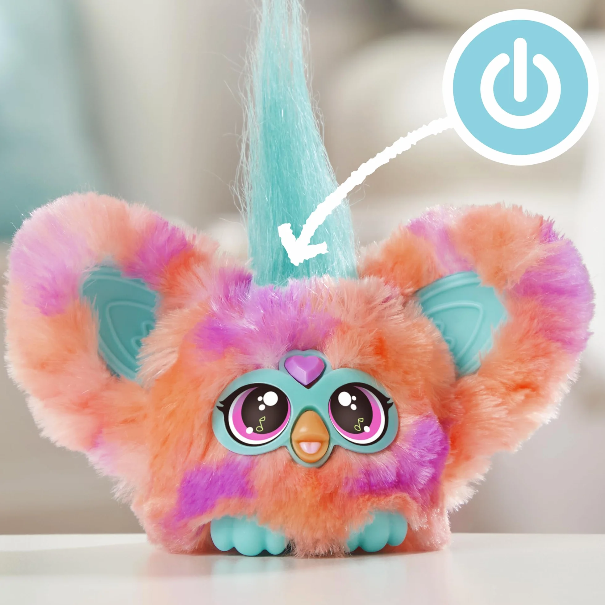 Furby Furblets Ree-Mix Mini Peluche électronique Corail