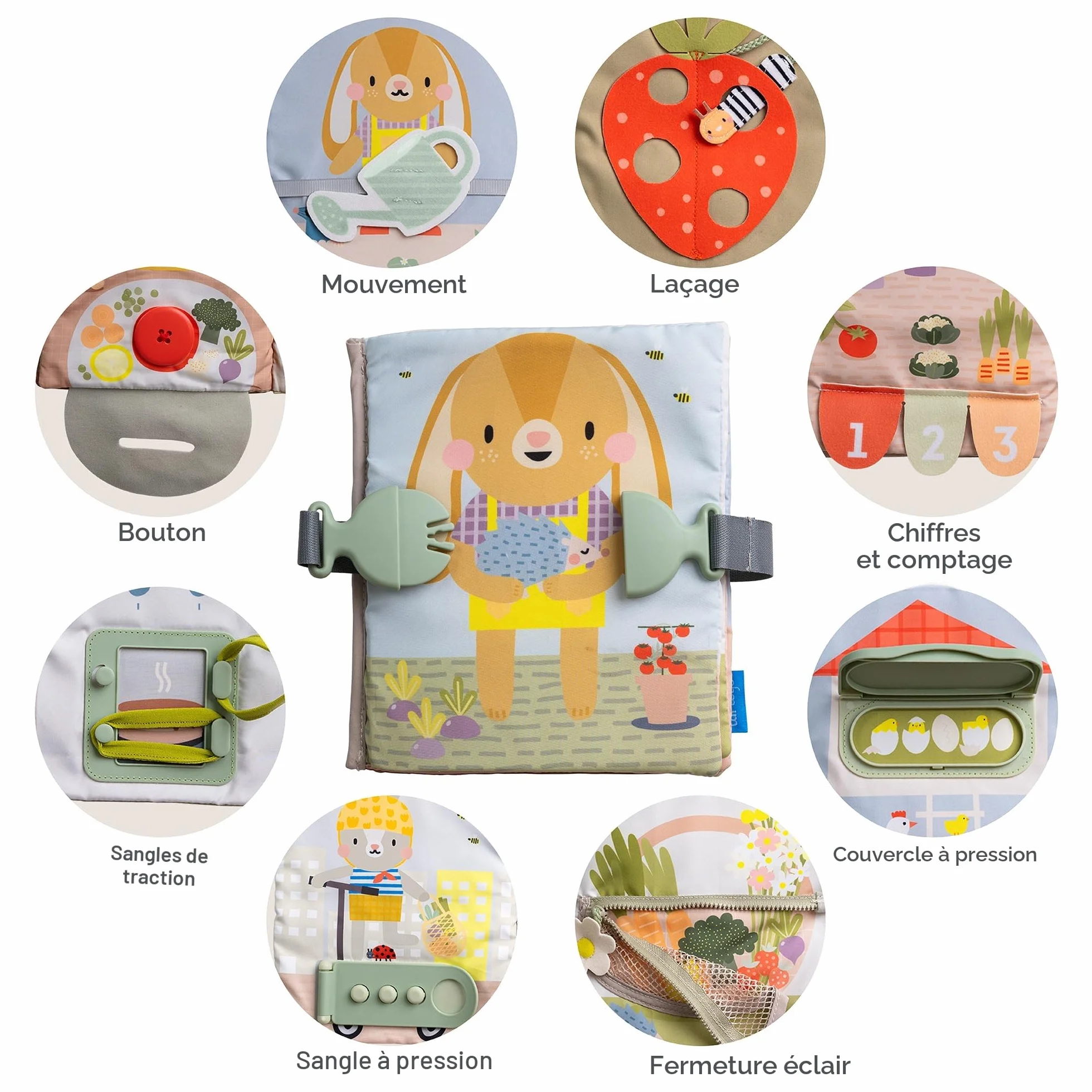 Taf Toys Mon Premier Livre d'activités 13355