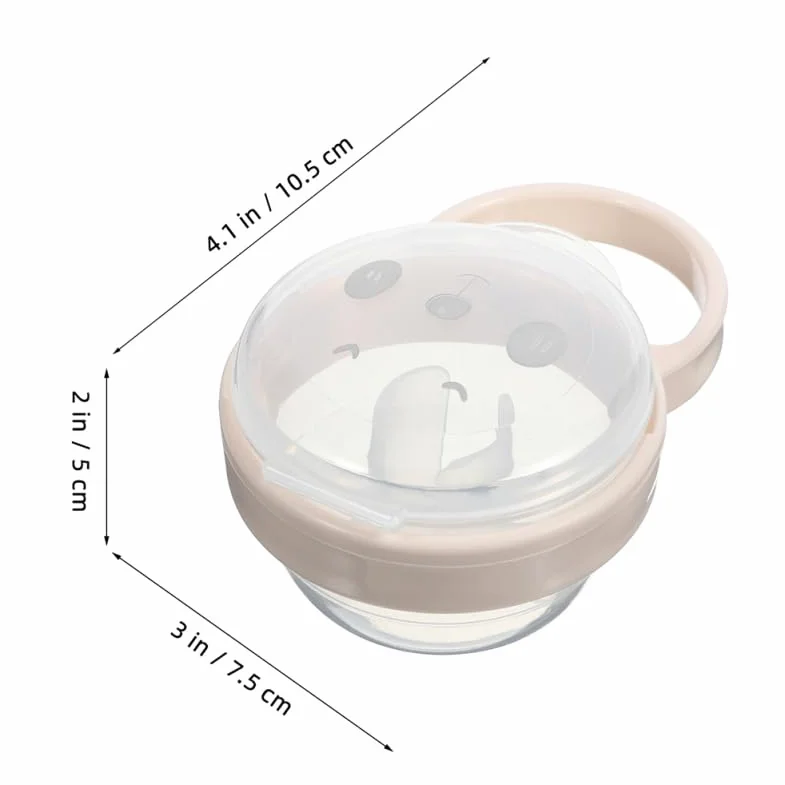 Abaodam Étui à Tétine de Voyage pour Bébé Boîte à Tétine Portable
