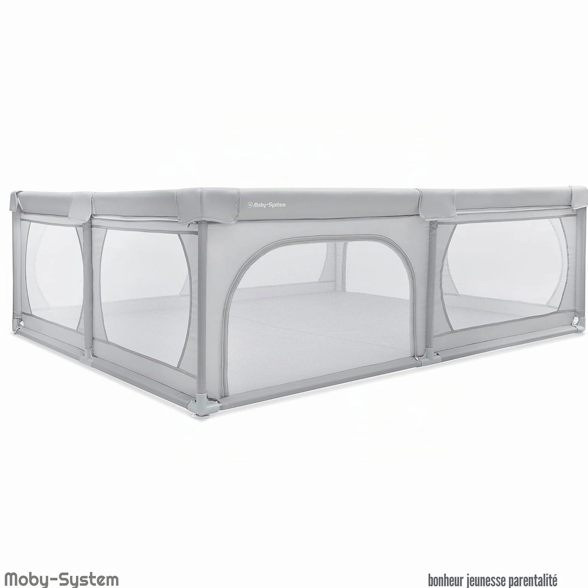 Moby-System Stylo pour bébé centre d'activités 200x160cm gris