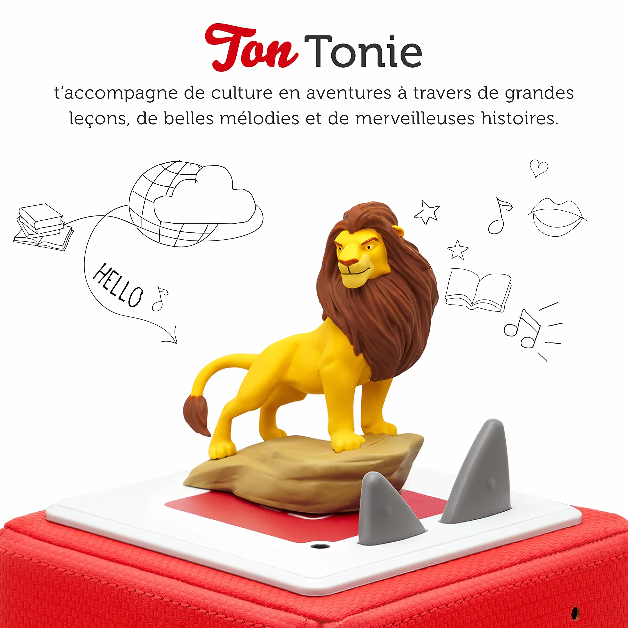 tonies Figurine Le Roi Lion, Personnage Audio avec Histoire et Chansons pour Toniebox, 4 Ans et Plus